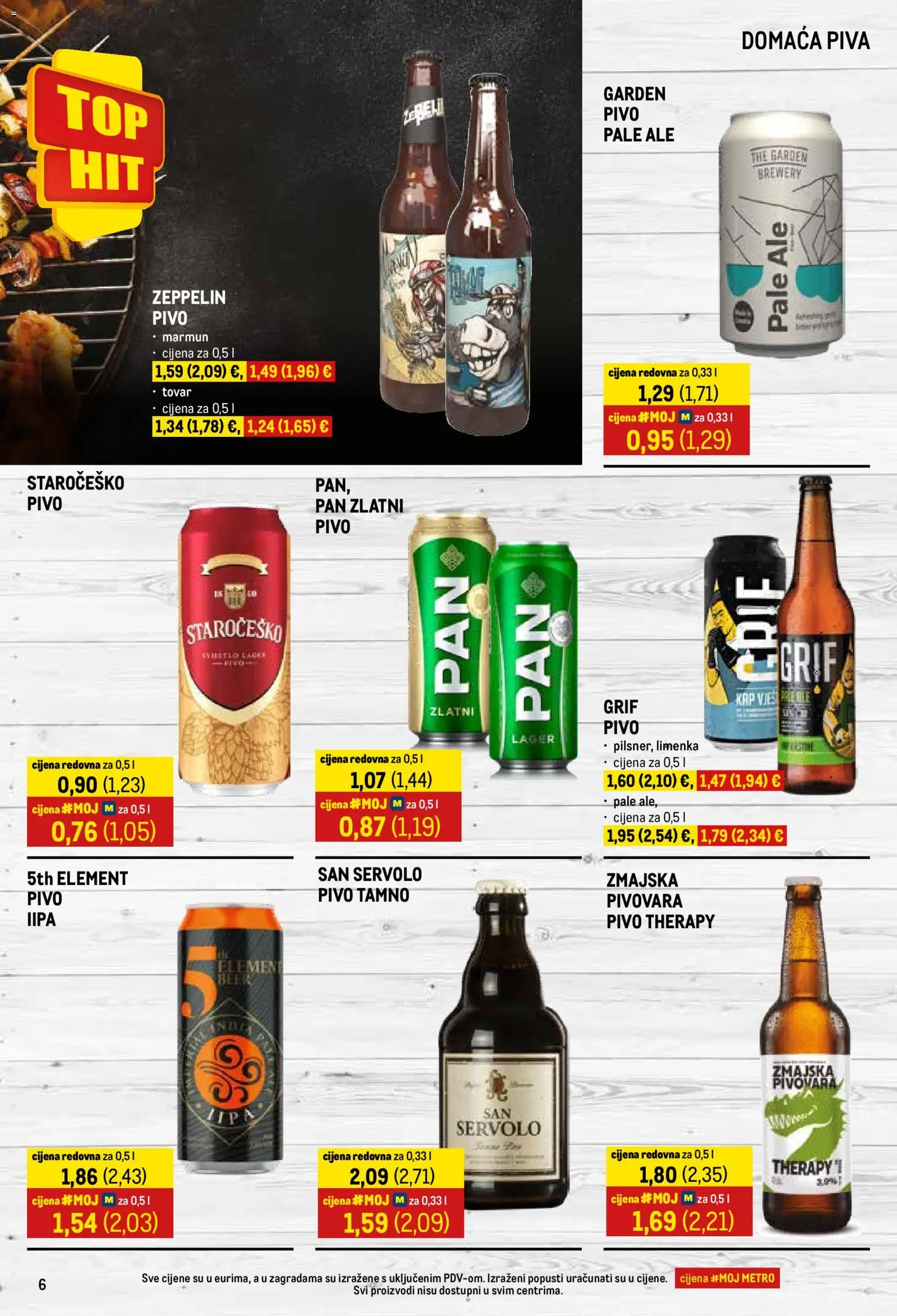 Metro katalog | vrijedi od 01.10.2026 | Stranica: 6 | Proizvodi: Pivo, Pan, Lager