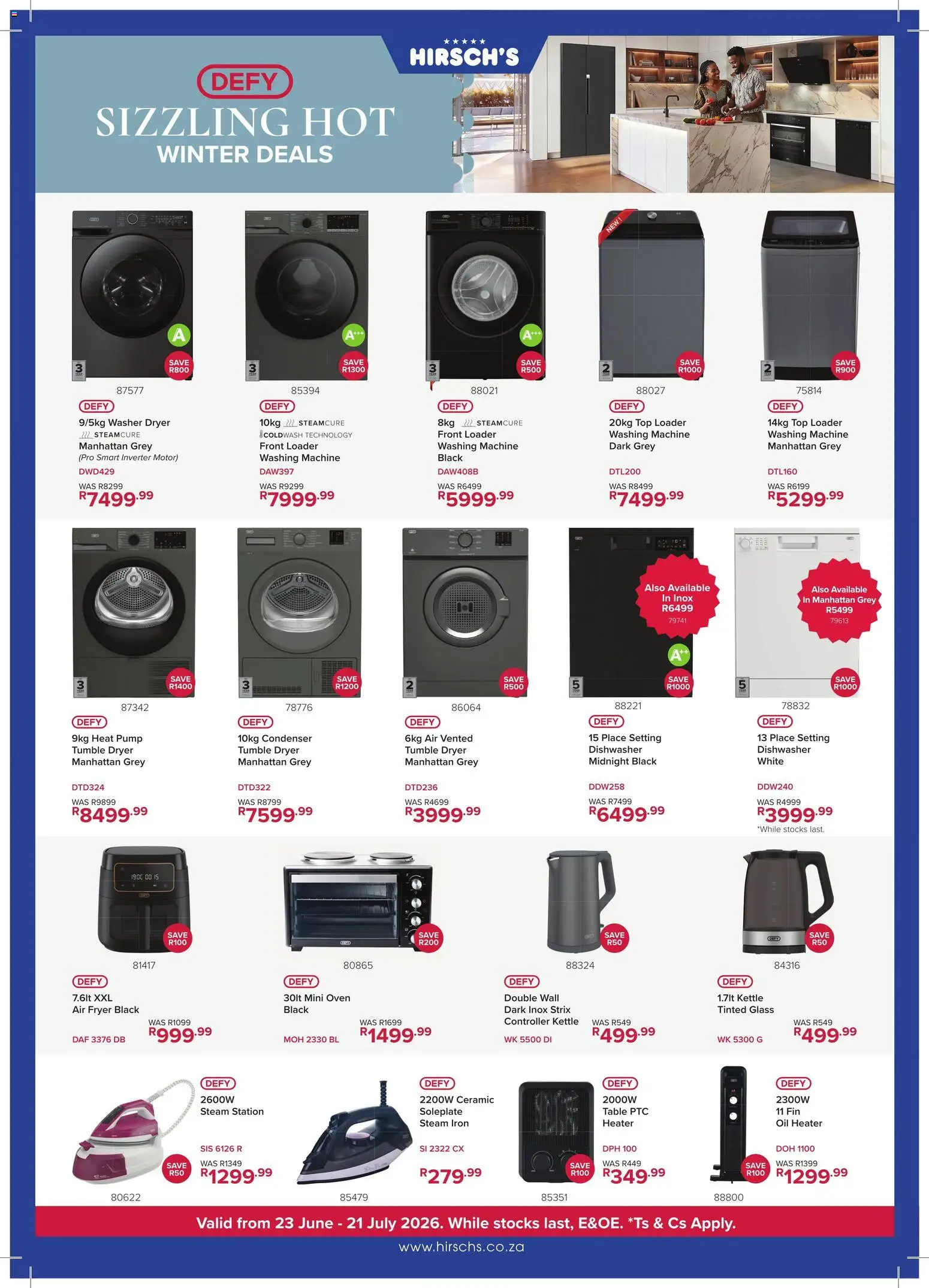 New Hirsch's catalogue – valid from 23/06/2026 | Page: 19 | Products: Dryer, Oven, Kettle, Fryer