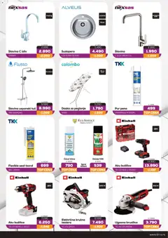 Tri O katalog - pregled Tri O kataloga - važi od 15.09.2026 | Strana: 3 | Proizvode: Tuš, Ugaona brusilica, Brusilica, Bušilica