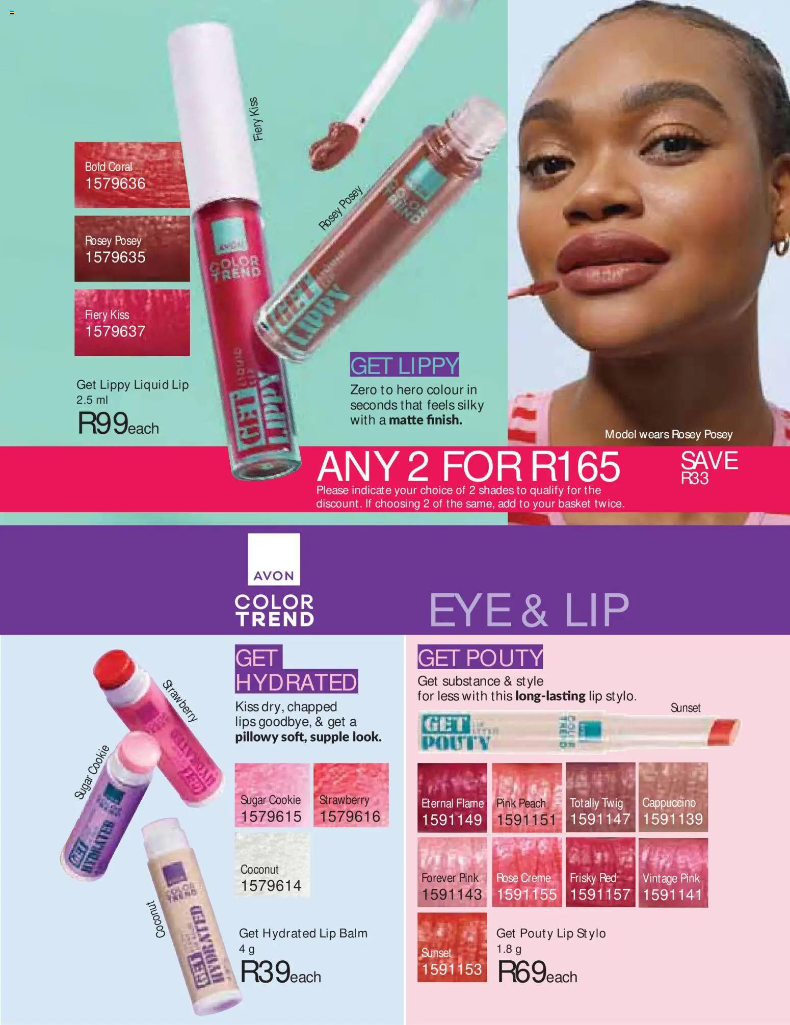 New Avon catalogue – valid from 01/09/2026 | Page: 53 | Products: Basket, Sugar, Peach, Lip balm