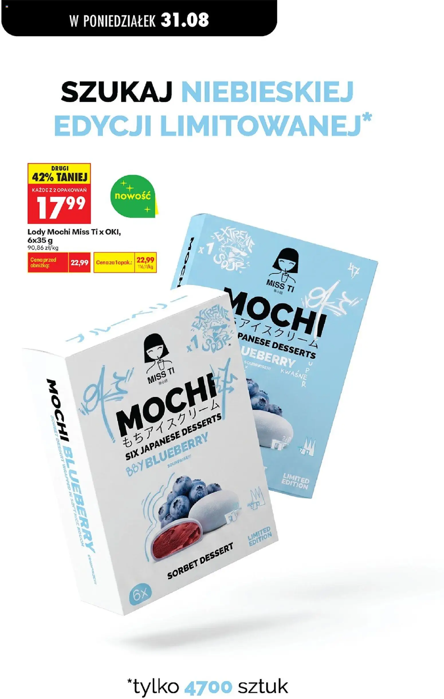 Biedronka Polsko leták od 31.08.2026 | Strana: 80 | Produkty: Mochi, Sorbet