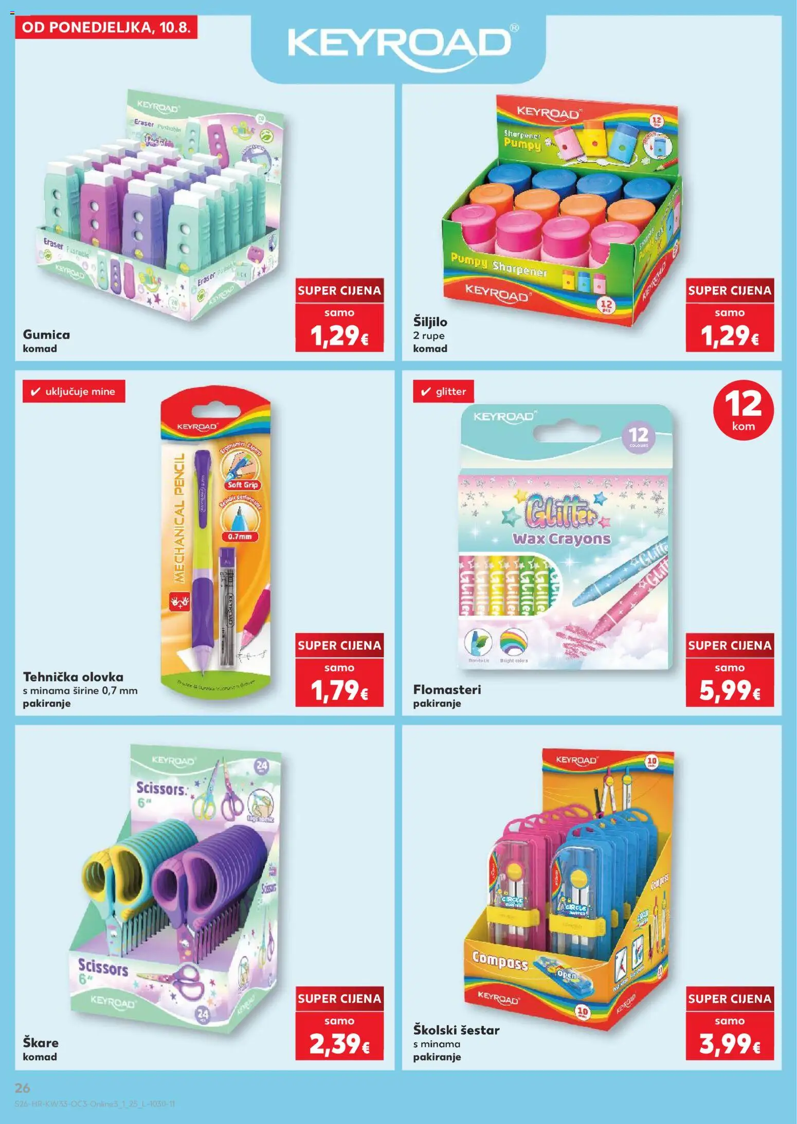 Kaufland HR akciós ujság - amely érvényes a következő dátumtól: 2026.08.10. | Oldal: 26