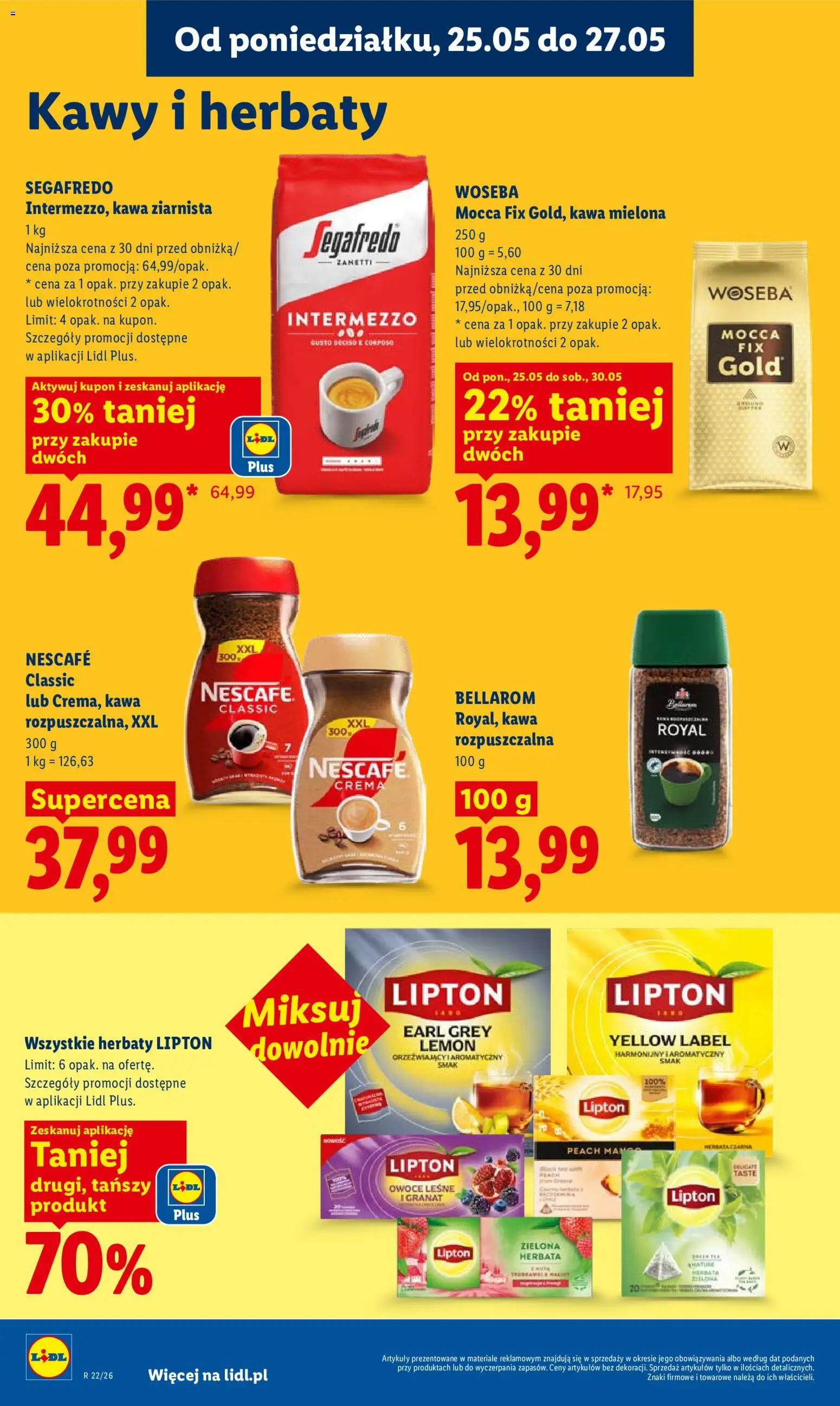 Lidl gazetka od 25.05.2026 | Strona: 82 | Produkty: Mango, Kawa ziarnista, Kawa rozpuszczalna, Kawa
