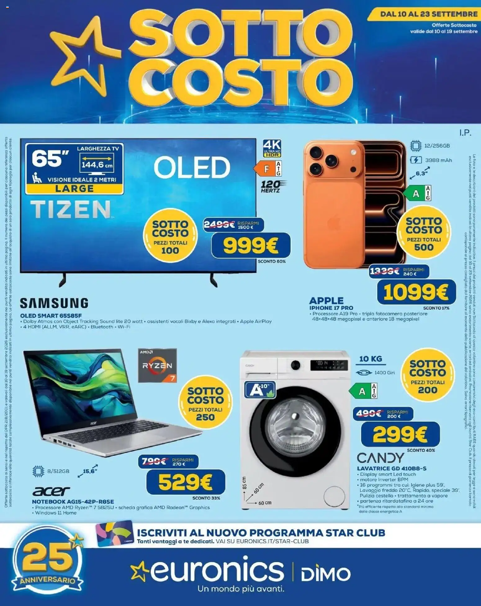 Nuovo Euronics volantino Venaria Reale dal 09/09/2026 > offerte anteprima 🛍️ | Pagina: 1 | Prodotti: Iphone, Tè, Fotocamera, Samsung