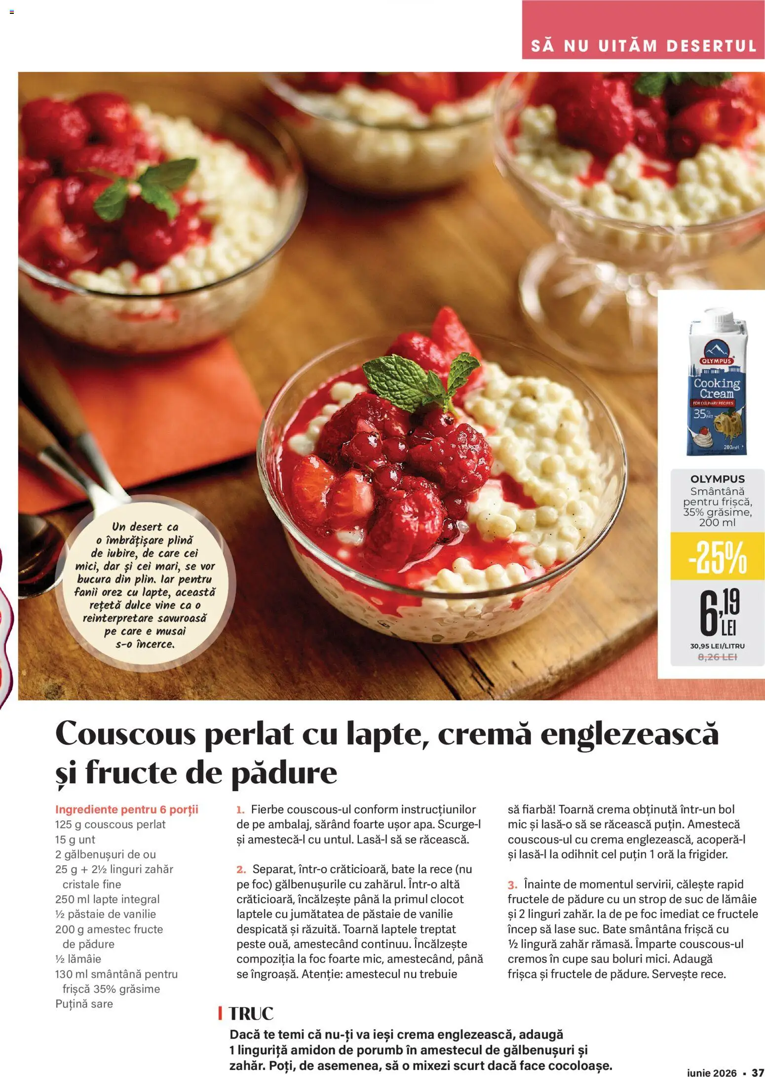 Noul catalog Mega Image – valabil de la 28.05.2026 | Pagină: 37 | Produse: Lapte, Frișcă, Porumb, Fructe
