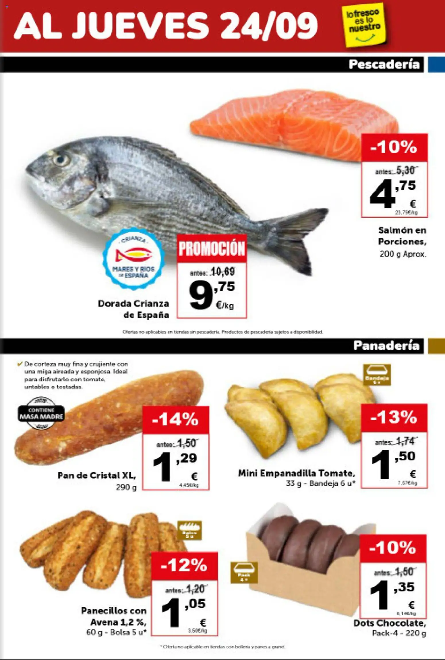 Masymas folleto │ válido desde el 18/09/2026 | Página: 5 | Productos: Masa, Salmón, Bolsa, Panadería