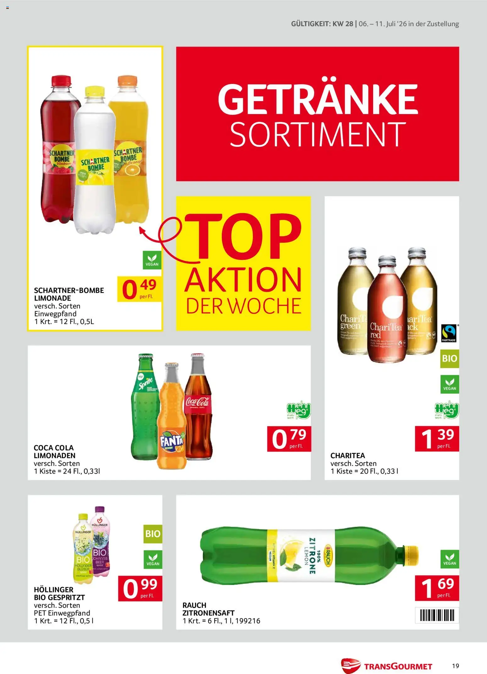 Transgourmet Zustellaktion gültig ab 06.07.2026 | Seite: 19 | Produkte: Zitrone