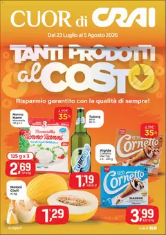 Anteprima del volantino CRAI volantino Cuor di Crai Alessandria valido a partire dal 23/07/2026