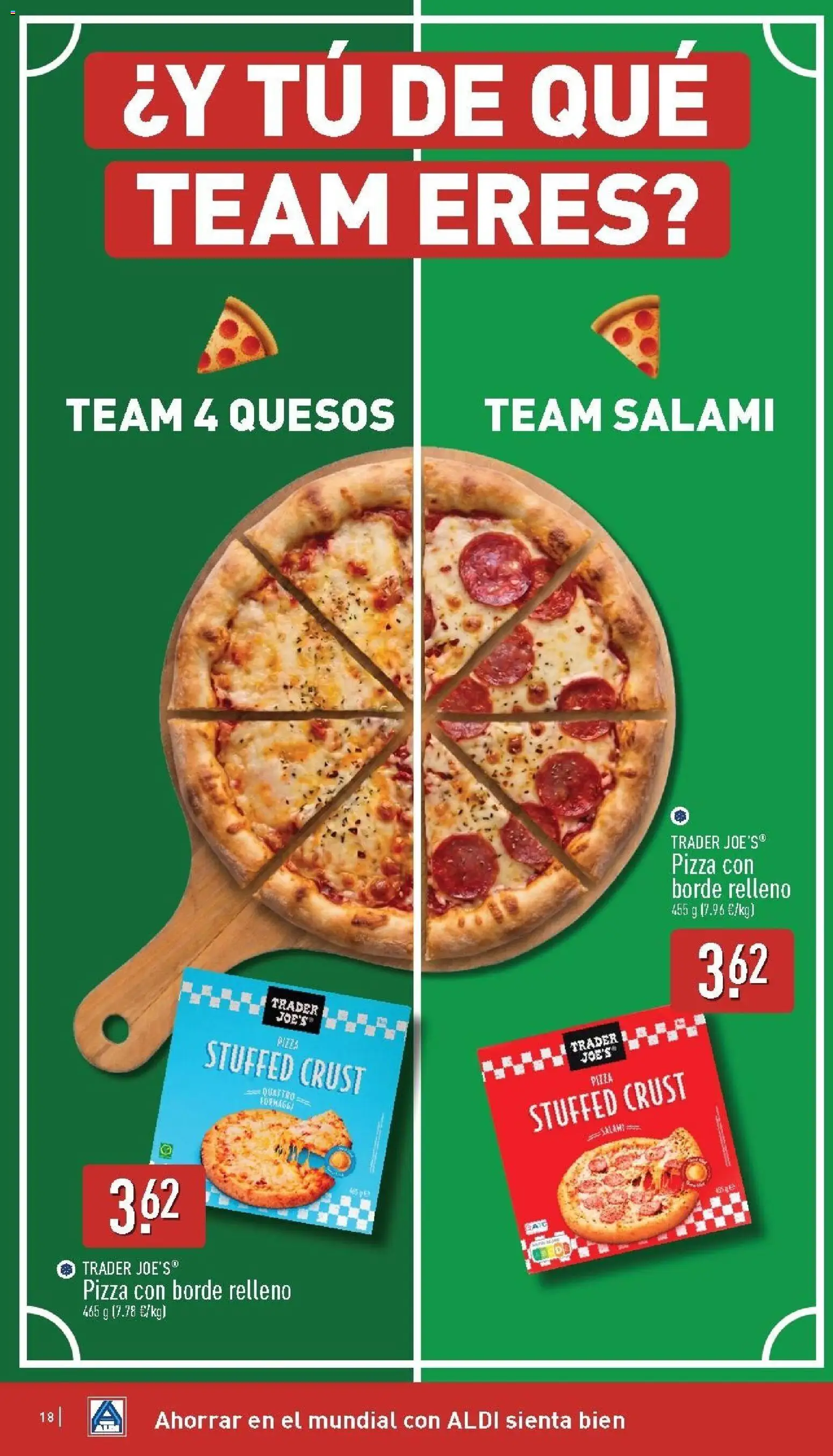 Aldi folleto Península │ válido desde el 08.06.2026 | Página: 18 | Productos: Pizza, Salami