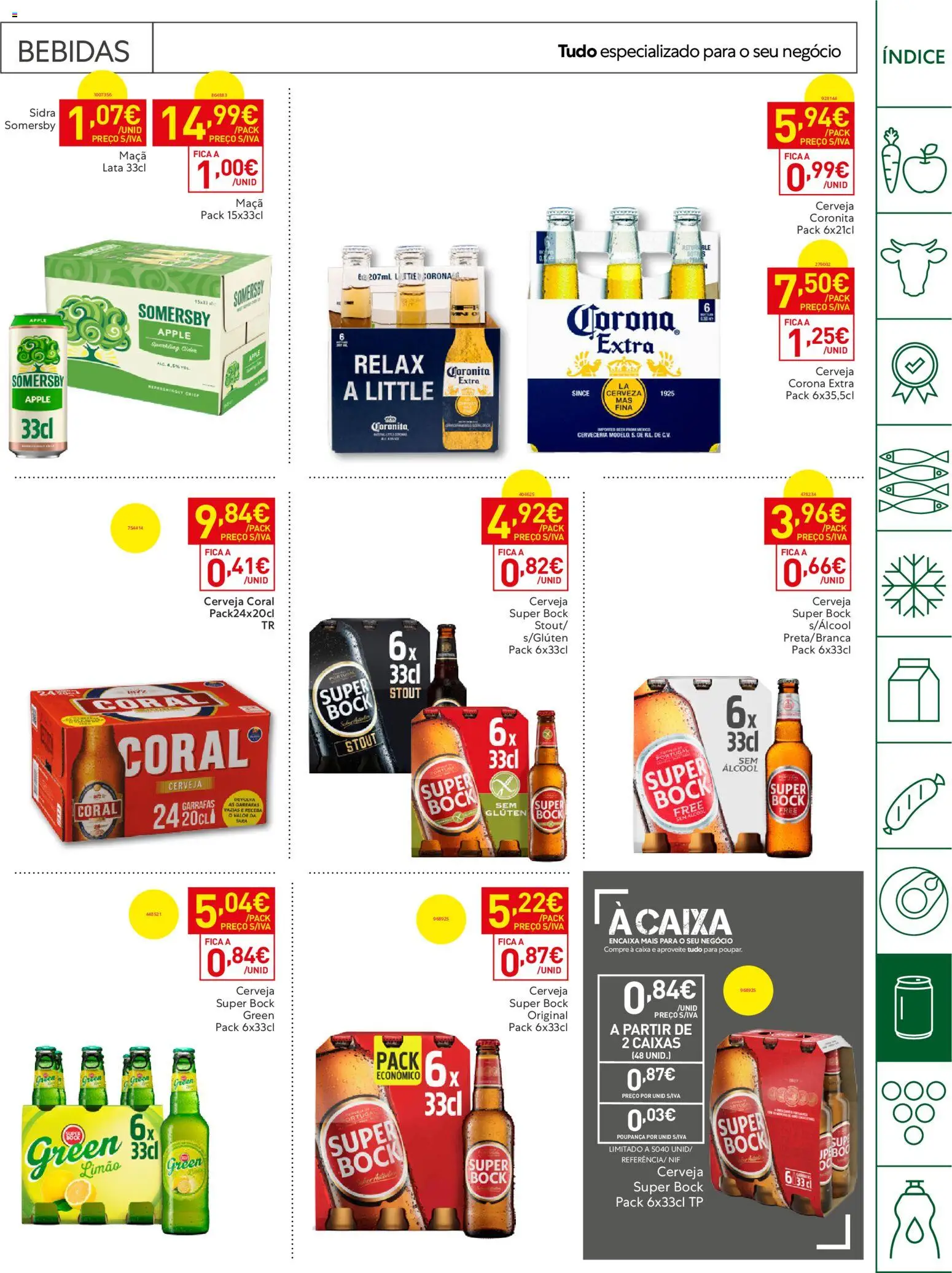 Recheio Horeca Madeira │ válido de 18/08/2026 | Página: 21 | Produtos: Corona Extra, Caixa, Maça, Cerveja
