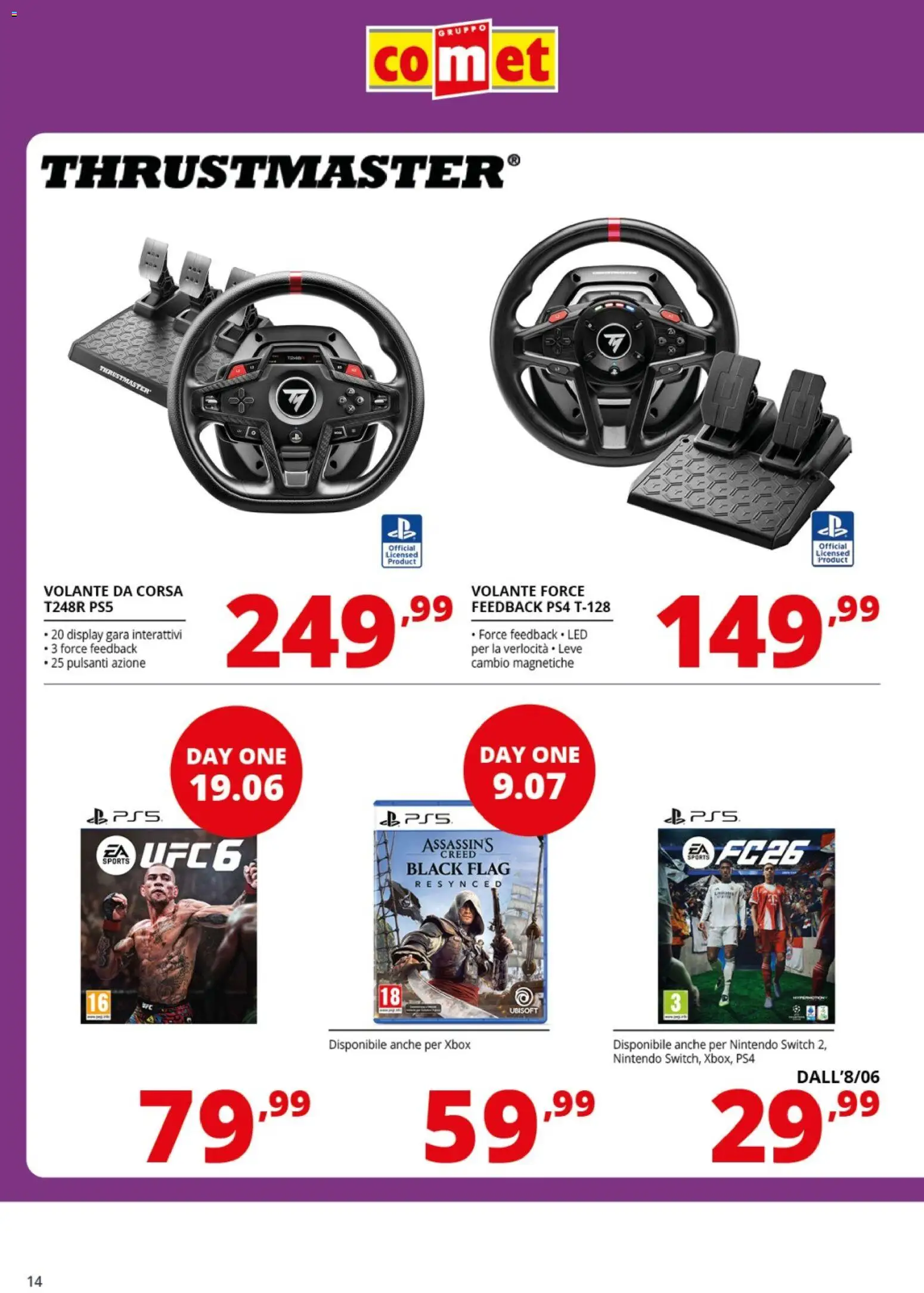 Volantino Comet del 06.06.2026 | Pagina: 14 | Prodotti: Xbox