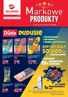 Pogląd oferty "Selgros cash&carry gazetka - Markowe produkty" - ważna od 27.08.2026