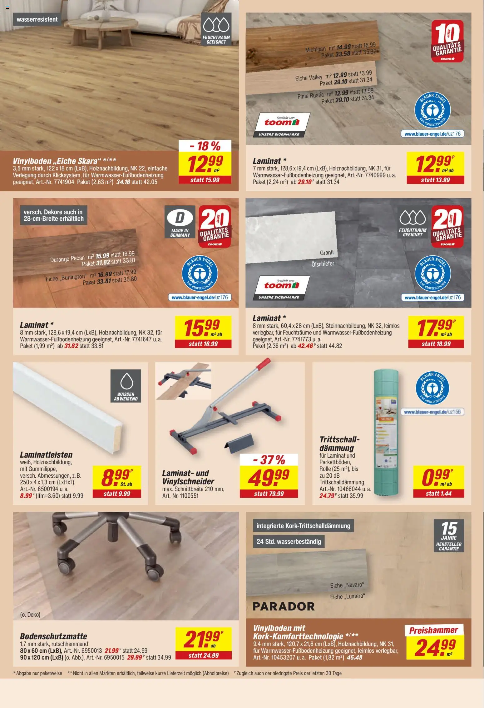 Toom Baumarkt Prospekt – gültig ab 12.10.2026 | Seite: 14 | Produkte: Wasser