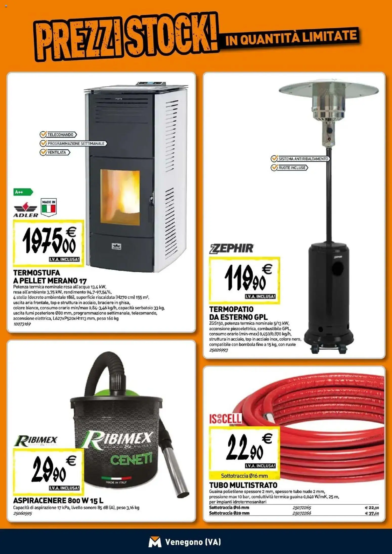 Nuovo TECNOMAT - Straordinari prezzi stock! dal 24/09/2026 > offerte anteprima 🛍️ | Pagina: 9 | Prodotti: Pellet, Telecomando, Top, Tubo