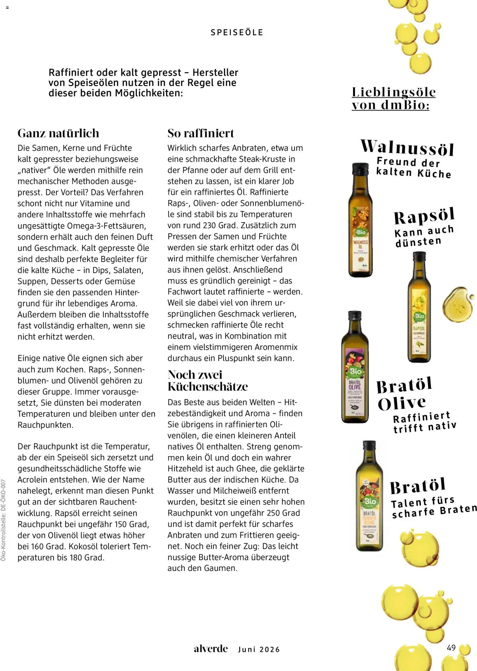 dm drogerie Prospekt – gültig ab 01.06.2026 | Seite: 49 | Produkte: Rapsöl, Blumen, Küche, Wasser