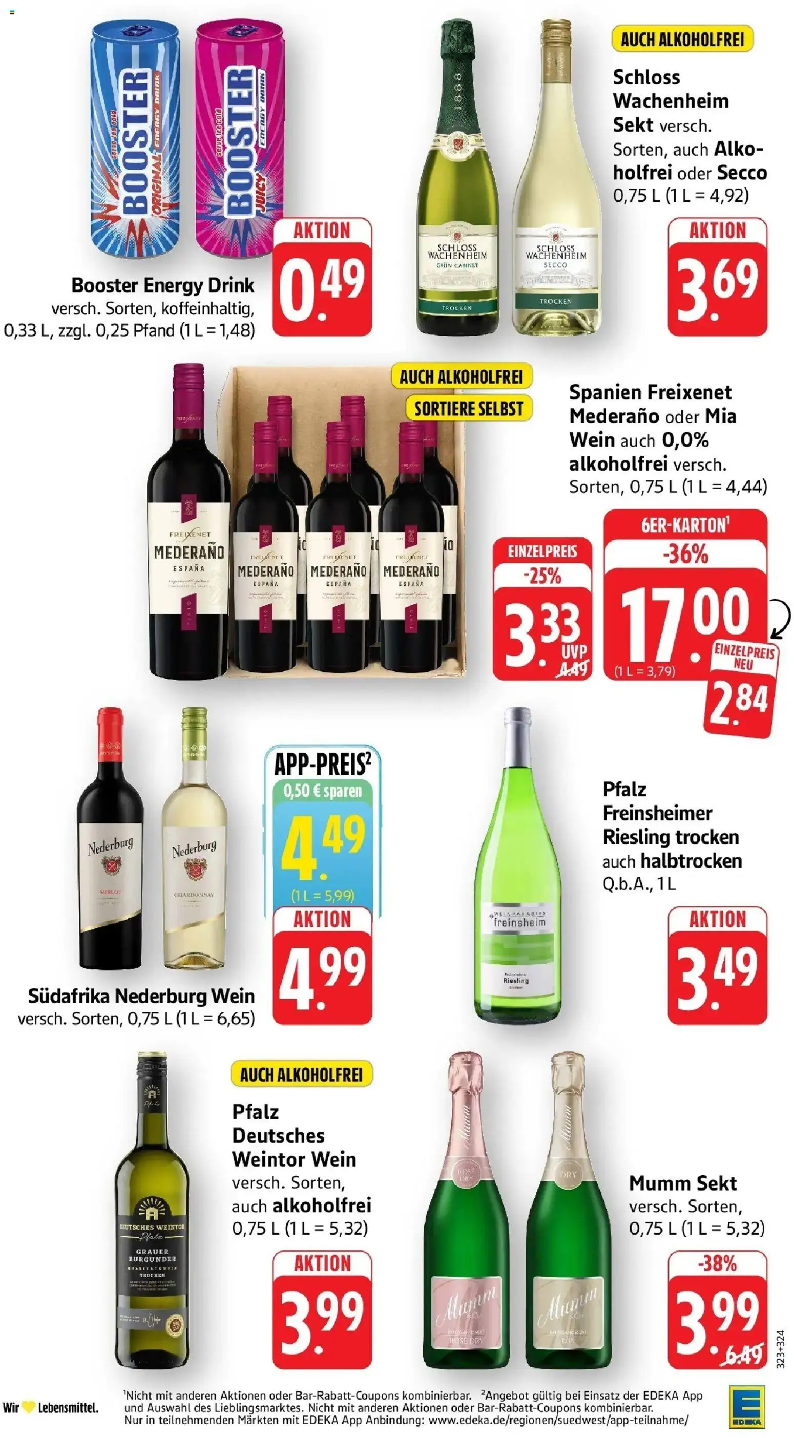 Edeka Prospekt Bad Kreuznach (ab 26.10.2026) » Angebote Online | Seite: 32 | Produkte: Energy, Freixenet, Sekt, Wein