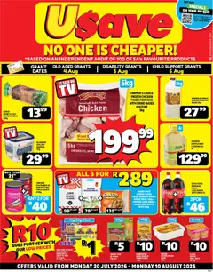 Usave specials catalogue – valid from 20/07/2026