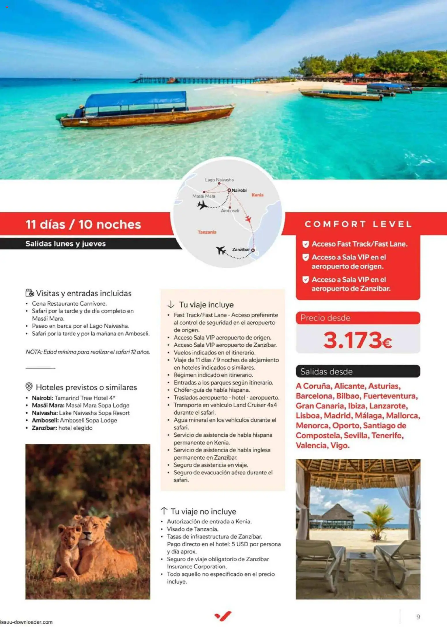 Halcón Viajes Comfort level 2026 │ válido desde el 04.06.2026 | Página: 9 | Productos: Agua mineral