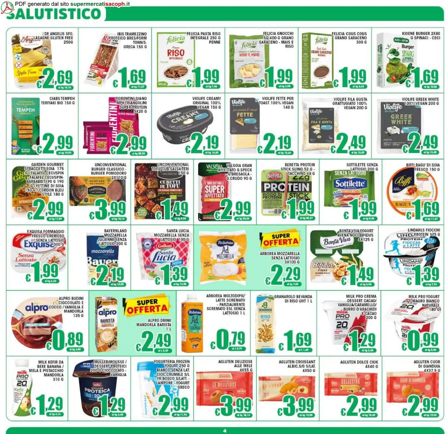 Volantino Sacoph del 01/07/2026 | Pagina: 4