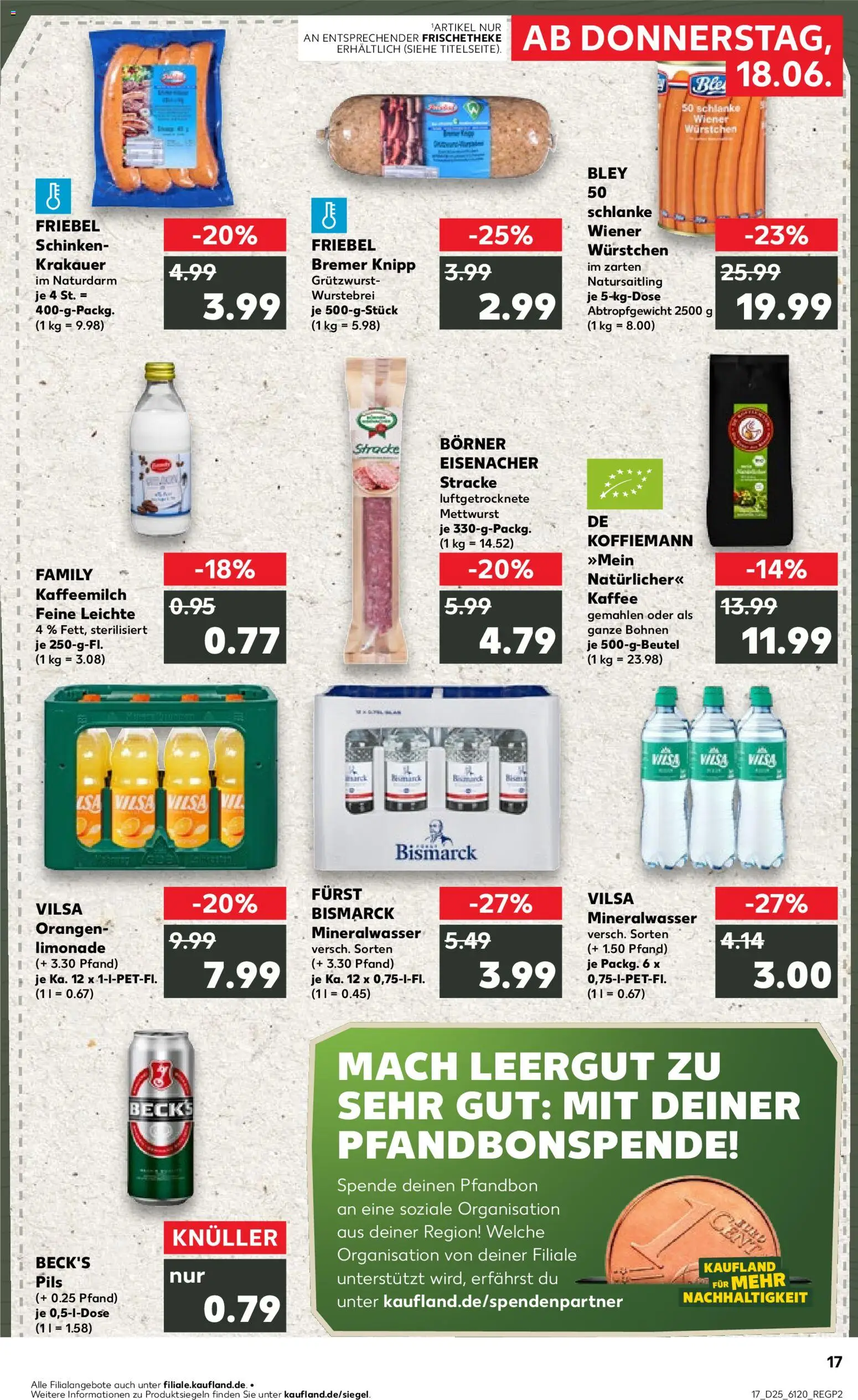 Kaufland Německo leták - Bremen od 18.06.2026 | Strana: 17