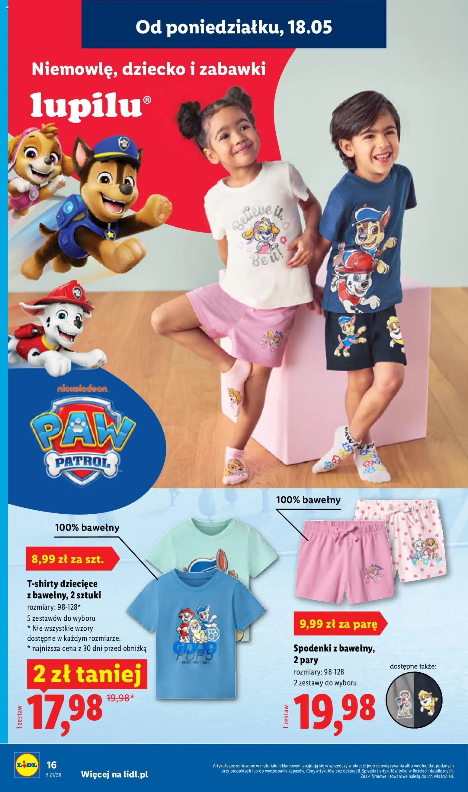Lidl Katalog od 18.05.2026 | Strona: 18 | Produkty: Spodenki