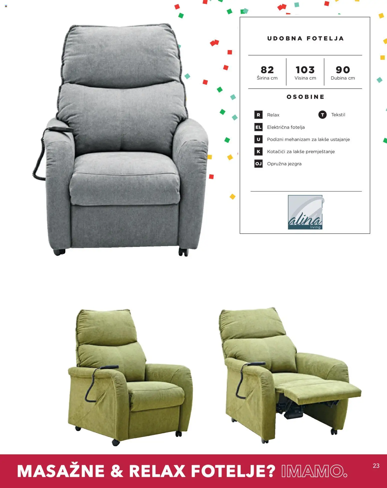 Harvey Norman katalog | vrijedi od 01.09.2026 | Stranica: 23 | Proizvodi: Fotelja