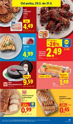 Tuna filet, 200 g - Pregled kataloga iz trgovine Lidl, vrijedi od 25.05.2026 | Stranica: 69
