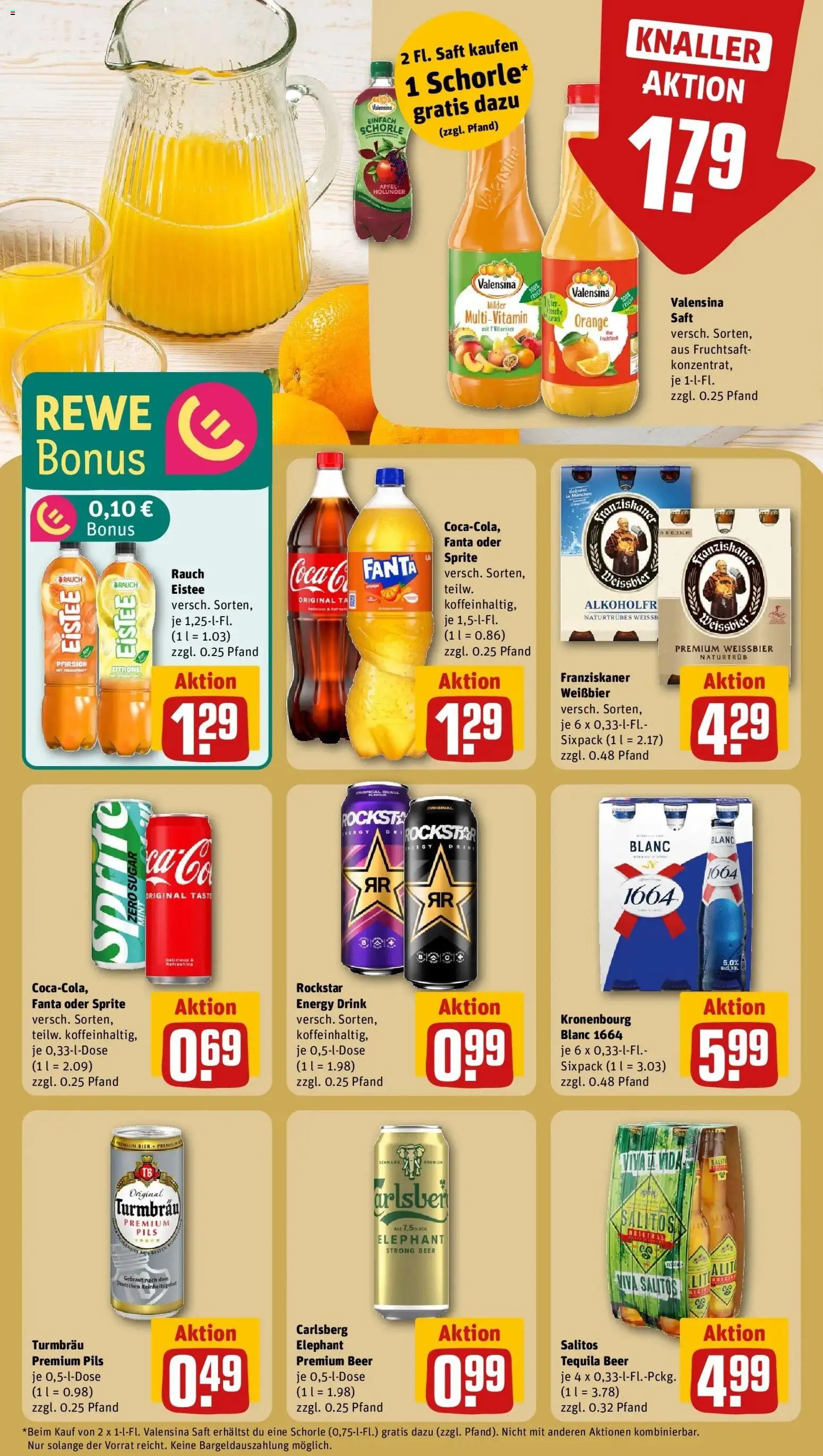 Rewe Prospekt Memmingen	 – gültig ab 12.04.2026 | Seite: 12 | Produkte: Weißbier, Valensina, Zitrone, Fruchtsaft