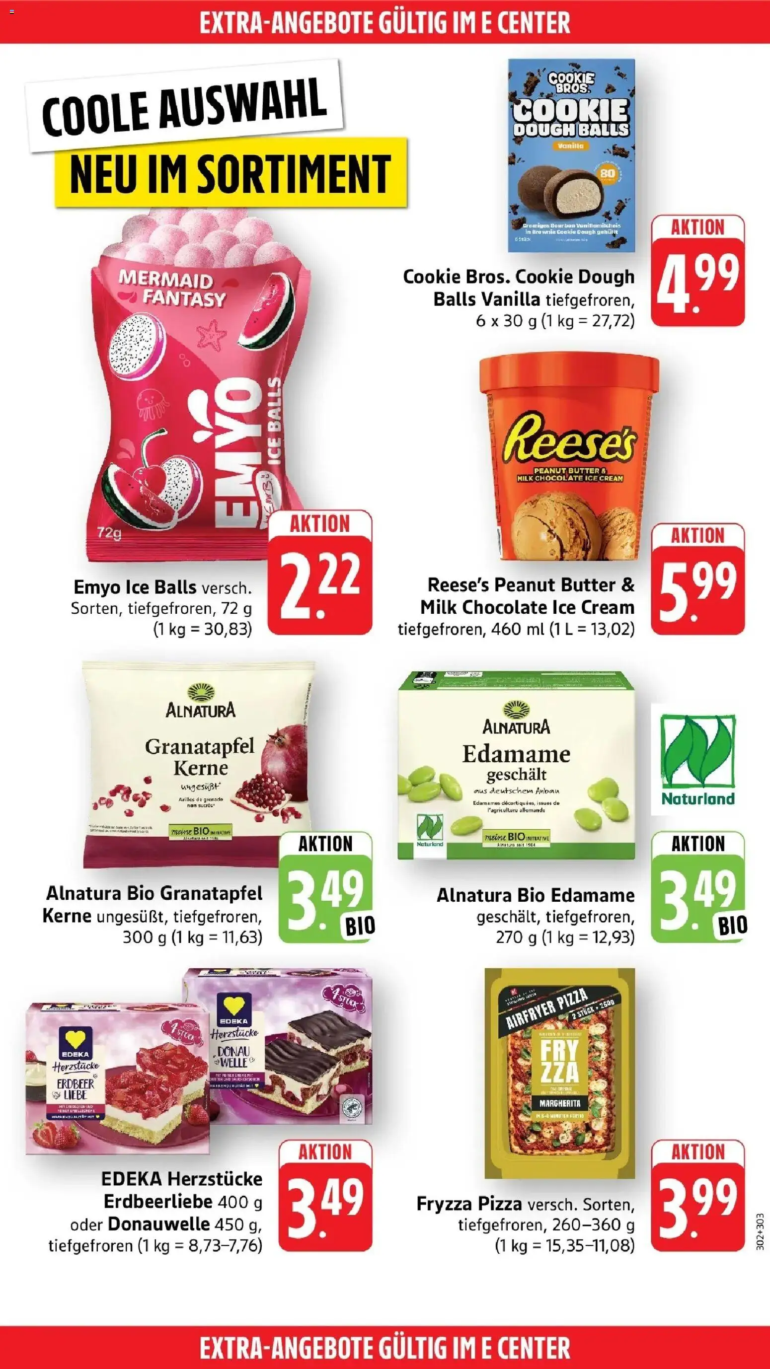 E center Prospekt Weil Der Stadt (ab 10.08.2026) zum Blättern | Seite: 46 | Produkte: Granatapfel, Butter, Creme, Pizza