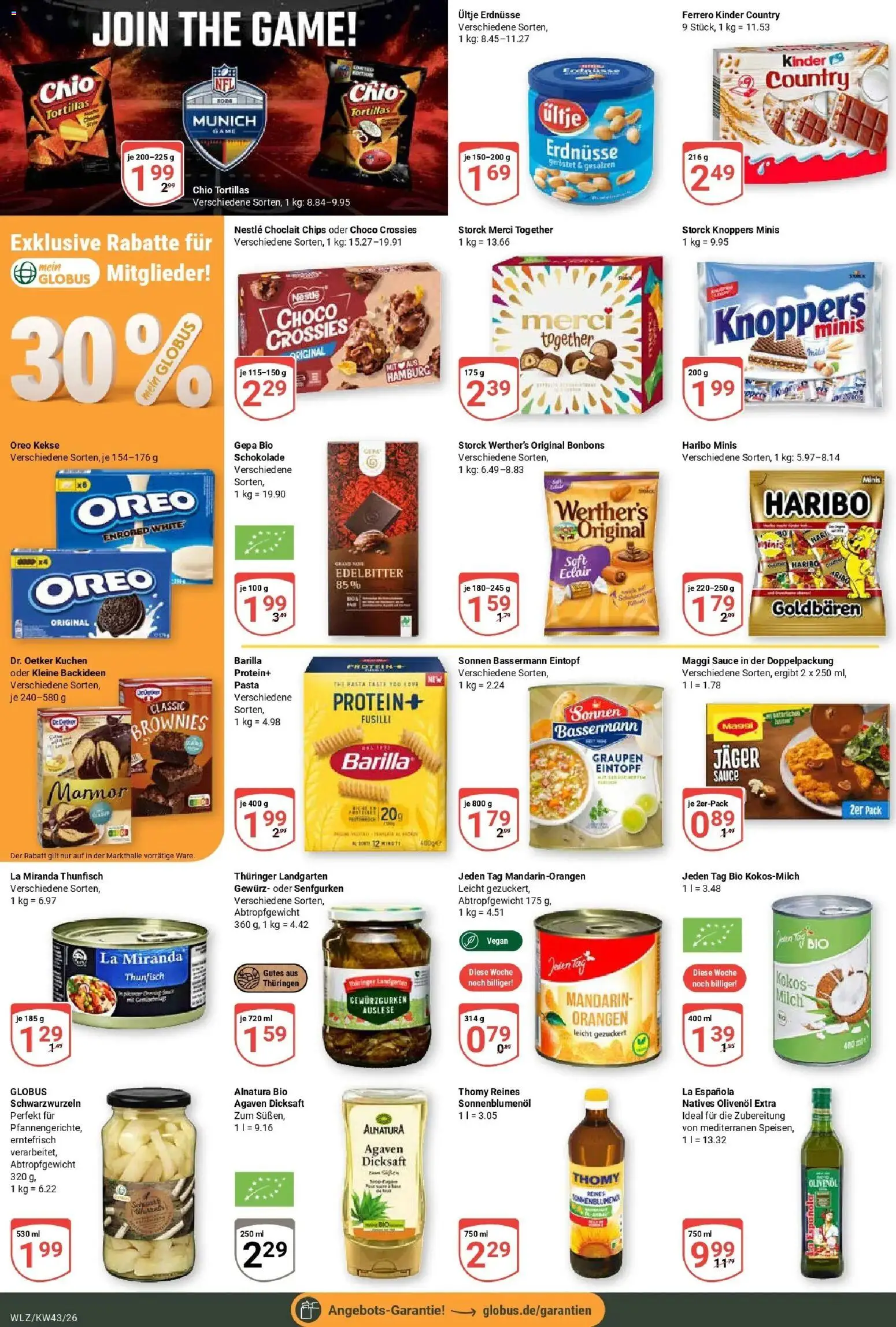Globus Prospekt Weischlitz (ab 19.10.2026) » Angebote online | Seite: 14 | Produkte: Merci, Ultje erdnusse, Maggi, Kuchen