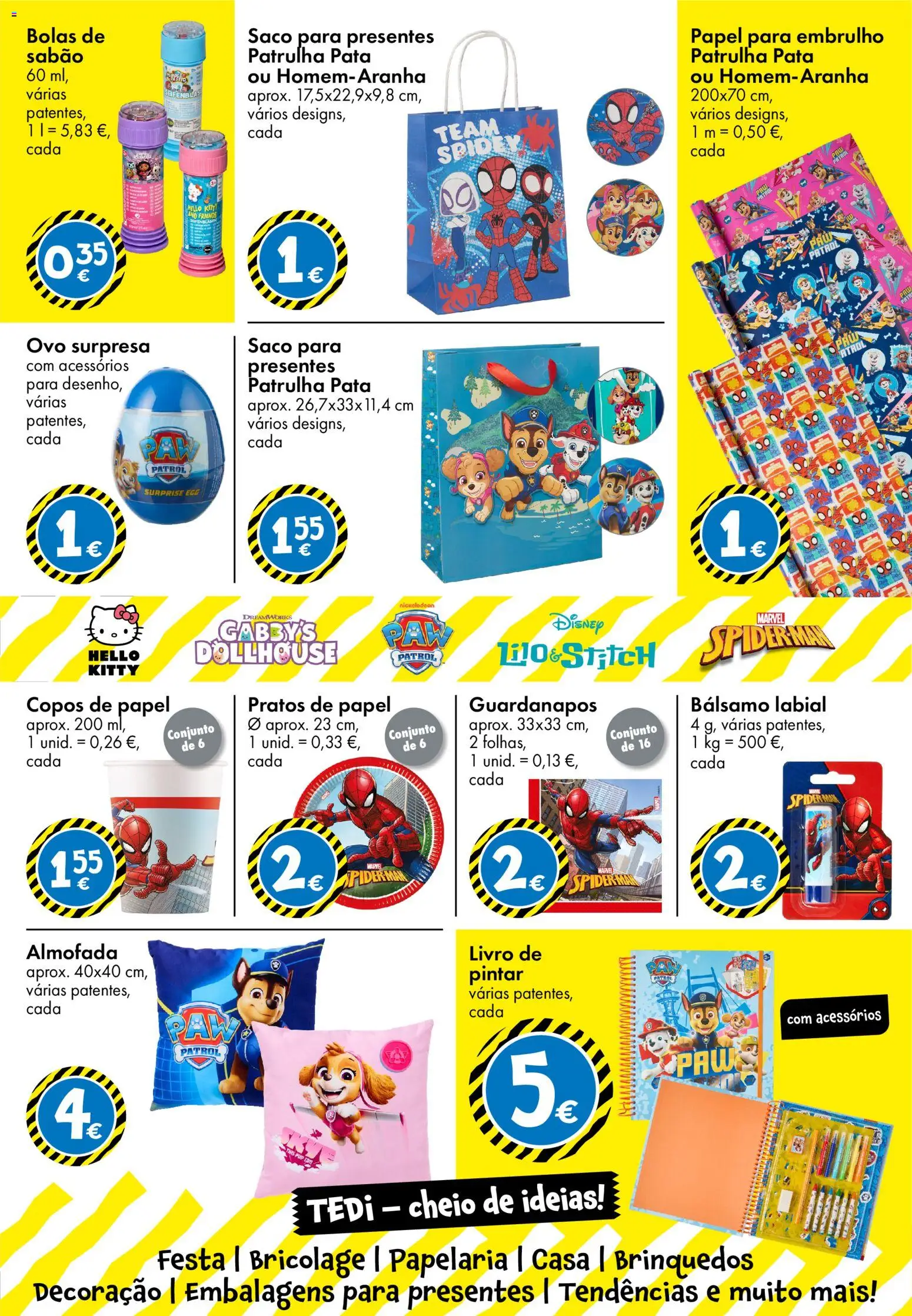 TEDi folheto │ válido de 14/08/2026 | Página: 6 | Produtos: Pratos, Sabão, Almofada, Brinquedos