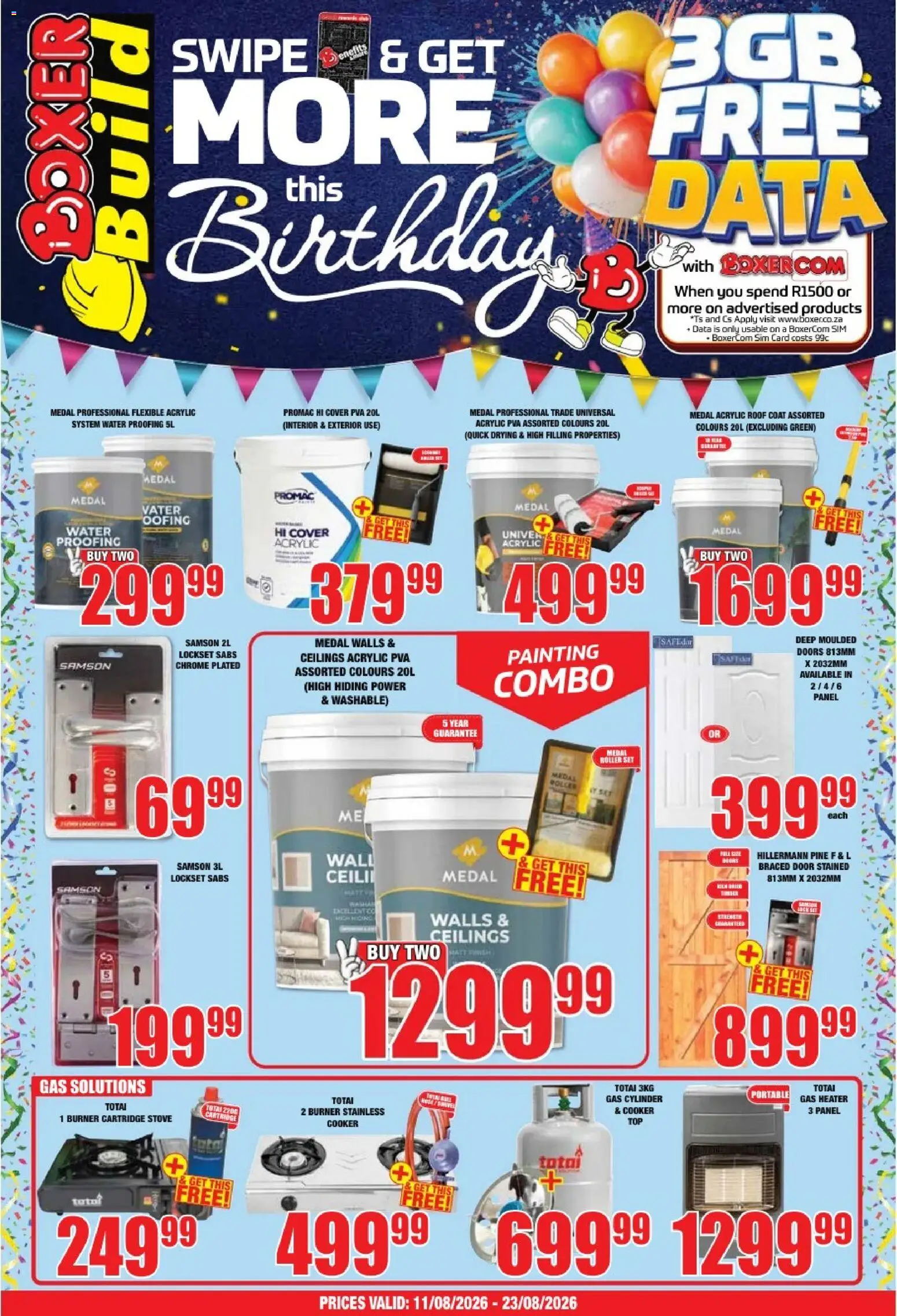 New Boxer catalogue – valid from 11/08/2026 | Page: 1 | Products: Sim, Stove, Cooker, Heater