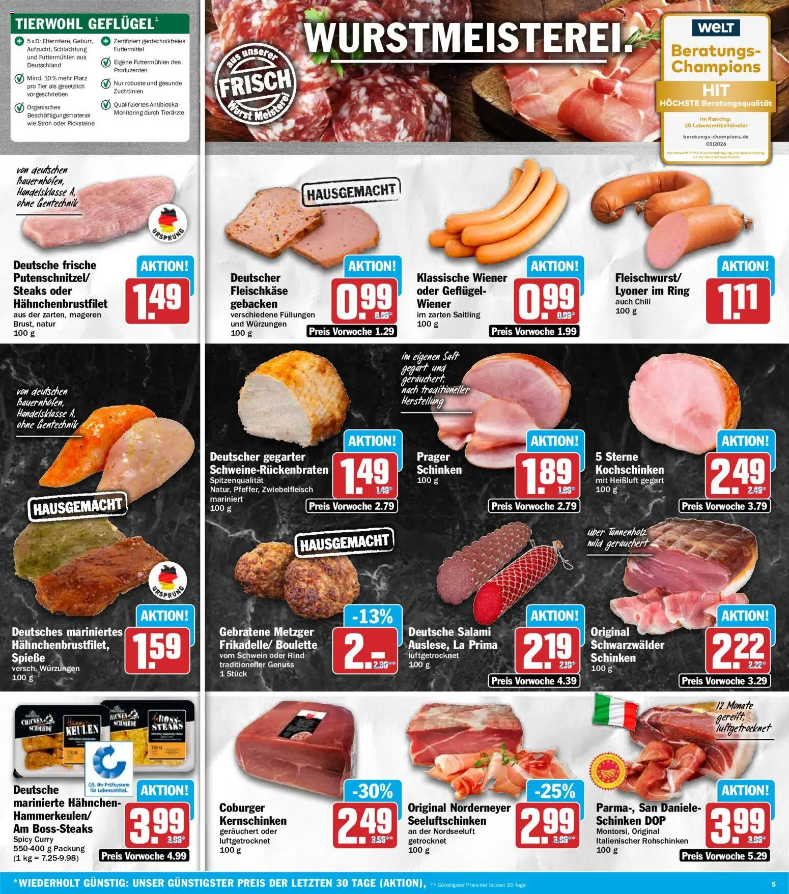 HIT Prospekt – gültig ab 15.06.2026 | Seite: 5 | Produkte: Spieße, Chili, Schinken, Saft
