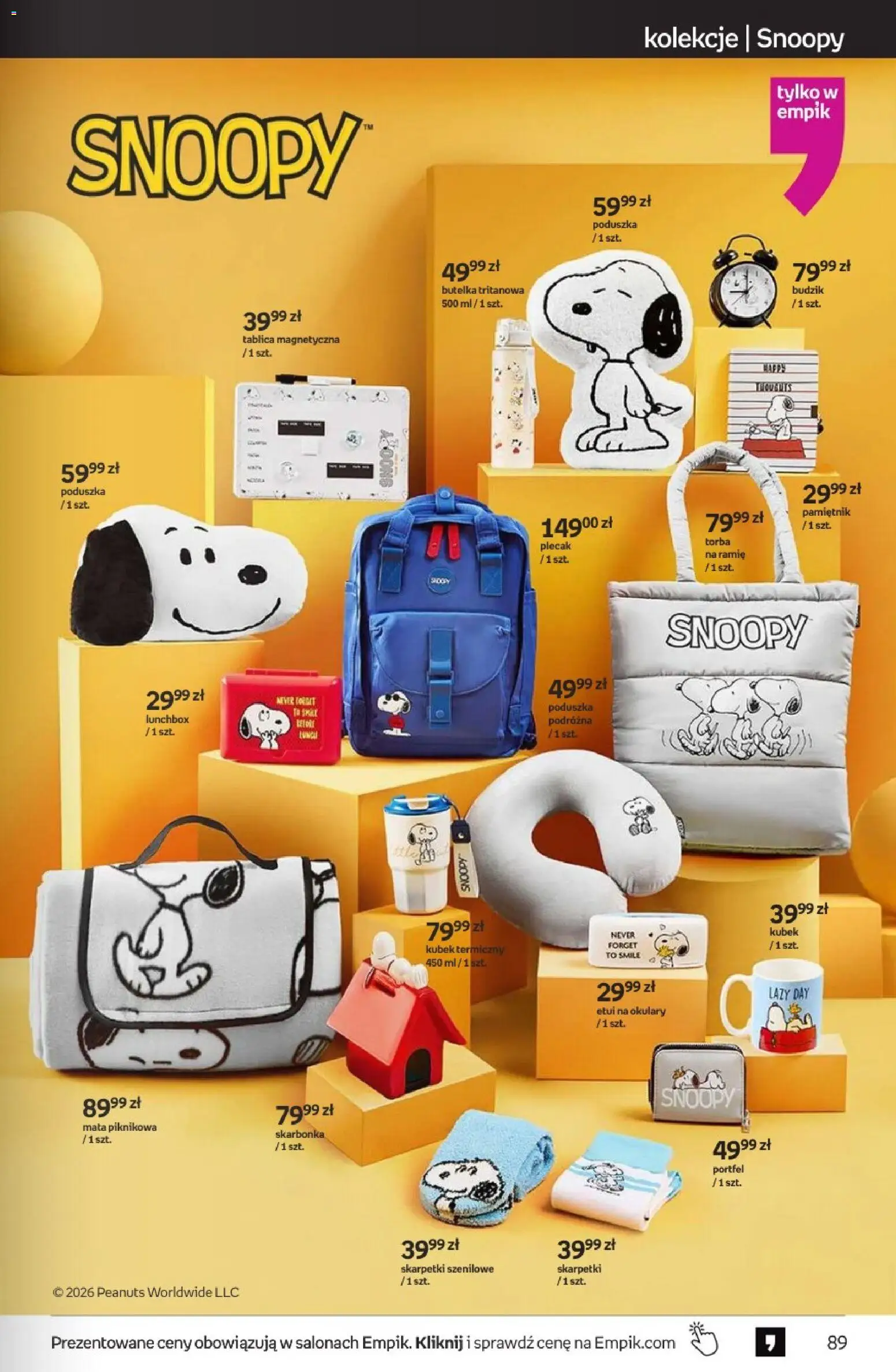 Empik promocje od 03.06.2026 | Strona: 89 | Produkty: Plecak, Portfel, Okulary, Skarpetki