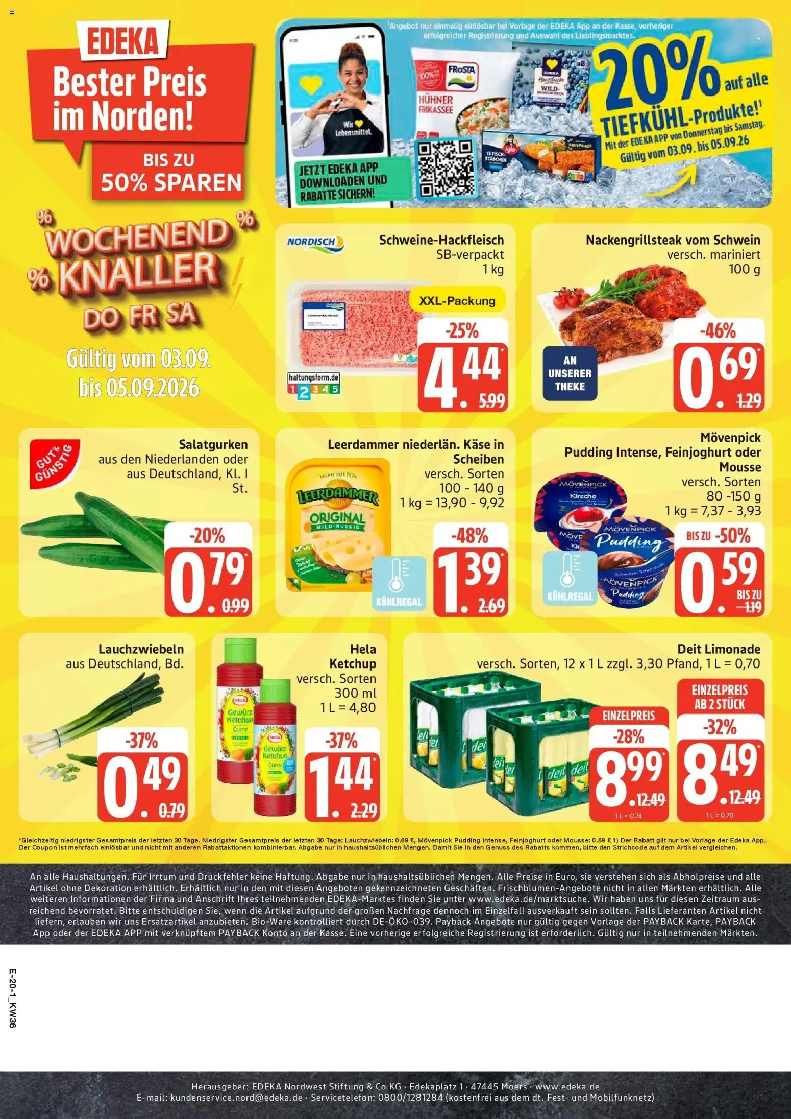 Edeka Prospekt Husum (ab 31.08.2026) » Angebote Online | Seite: 26 | Produkte: Theke, Limonade, Pudding, Ketchup