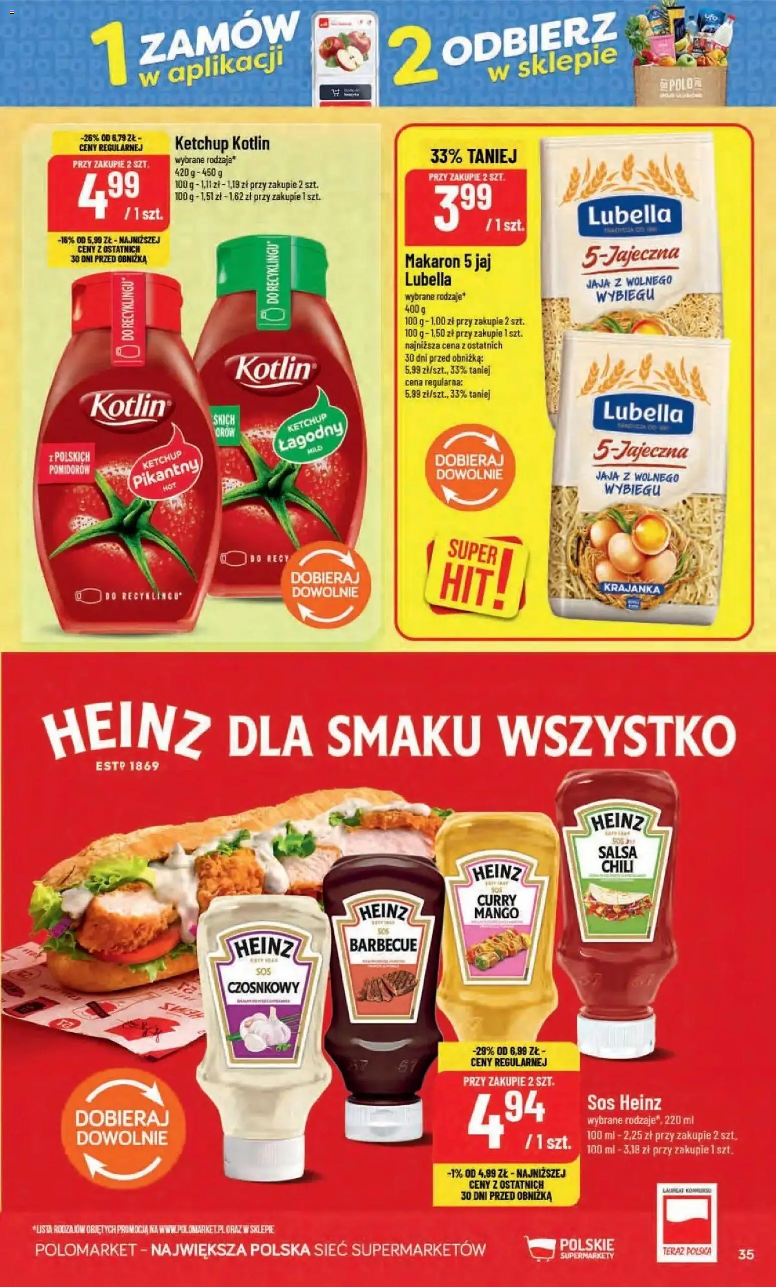 Nowa POLOmarket gazetka od jutra 02.09.2026 | Strona: 35 | Produkty: Mango, Curry, Ketchup kotlin, Makaron