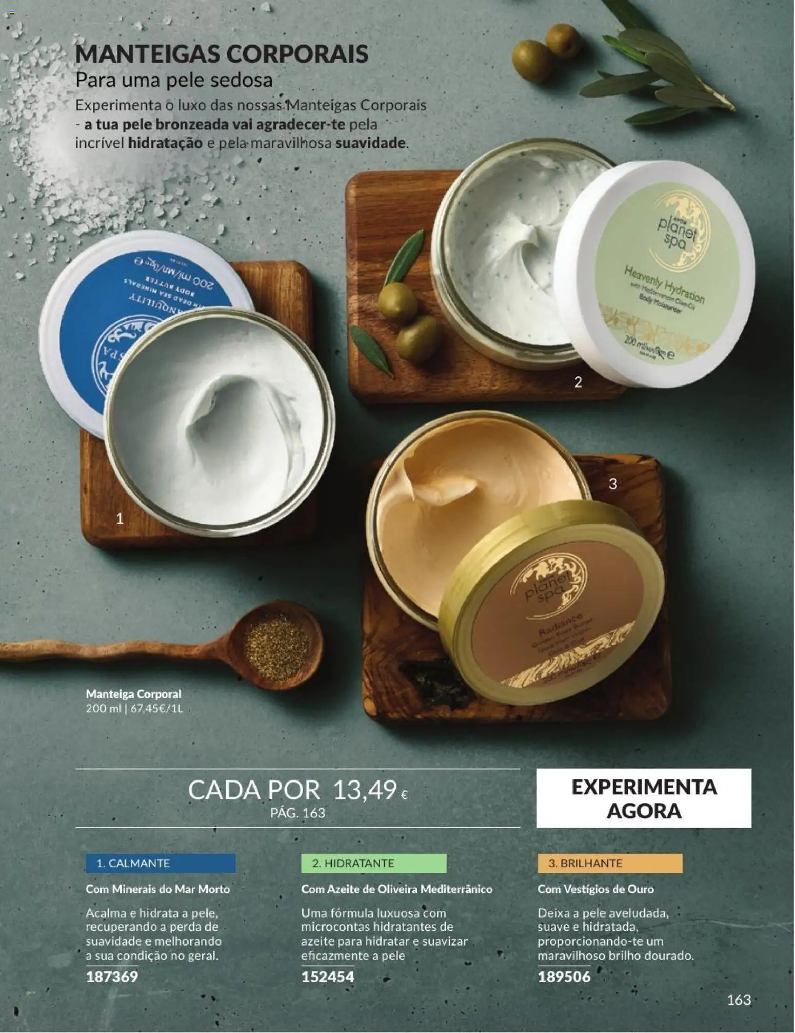 Catálogo Avon Campanha 9 │ válido de 01/09/2026 | Página: 163 | Produtos: Azeite, Manteiga