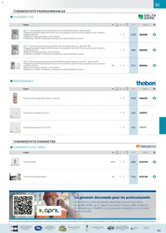 Rexel - Prévisualisation de Rexel  Chauffage Hydraulique, PAC Air-Eau, Plomberie et Sanitaire valide à partir de 01/12/2025 | Page: 10 | Produits: Radio, Base, Alimentation, Piles