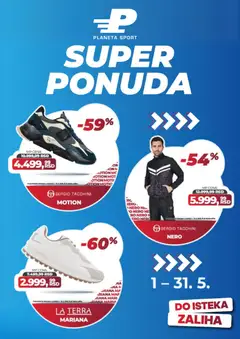 Planeta Sport katalog - pregled Planeta Sport kataloga - važi od 01.05.2026