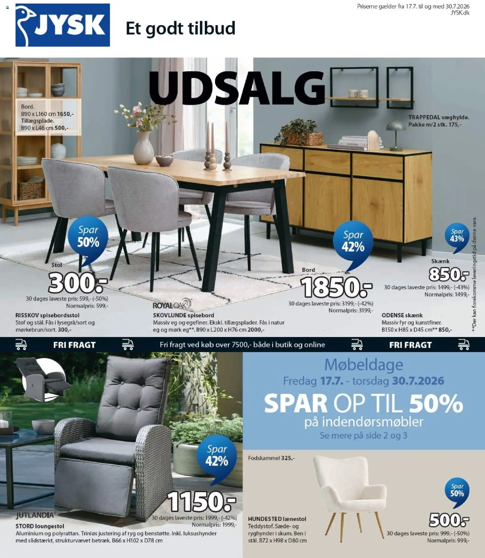 JYSK tilbudsavis – gyldig fra 17/07/2026 | Side: 1