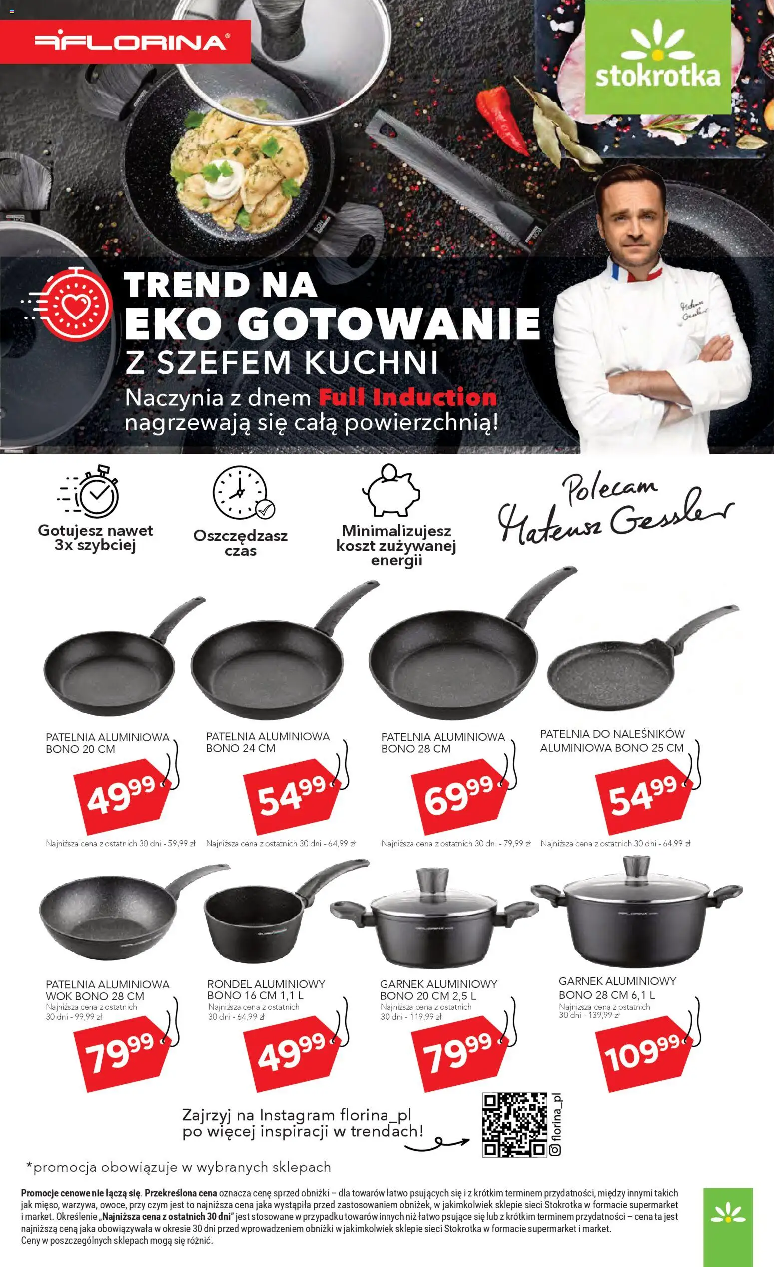 Stokrotka gazetka od 23.04.2026 | Strona: 50 | Produkty: Stokrotka, Garnek, Patelnia