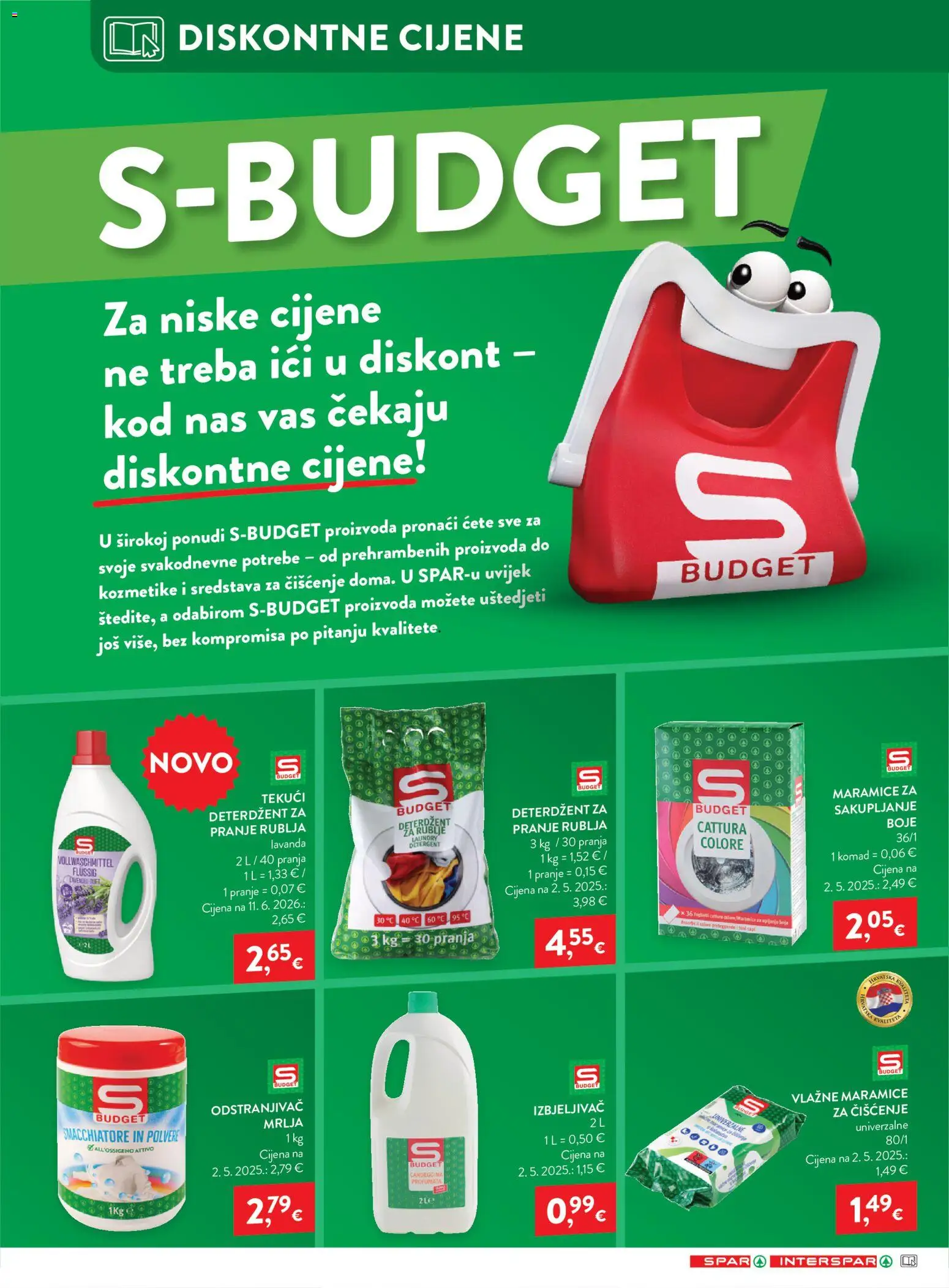 Interspar katalog | vrijedi od 19.08.2026 | Stranica: 26 | Proizvodi: Vlažne maramice, Deterdžent, Maramice, Lavanda