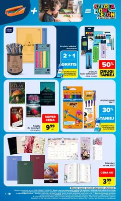 Pogląd oferty "Carrefour gazetka - Same okazje" - ważna od 21.09.2026 | Strona: 4 | Produkty: Karta, Kalendarz, Notebook