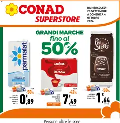 Anteprima del volantino Conad volantino Superstore Lazio valido a partire dal 23/09/2026
