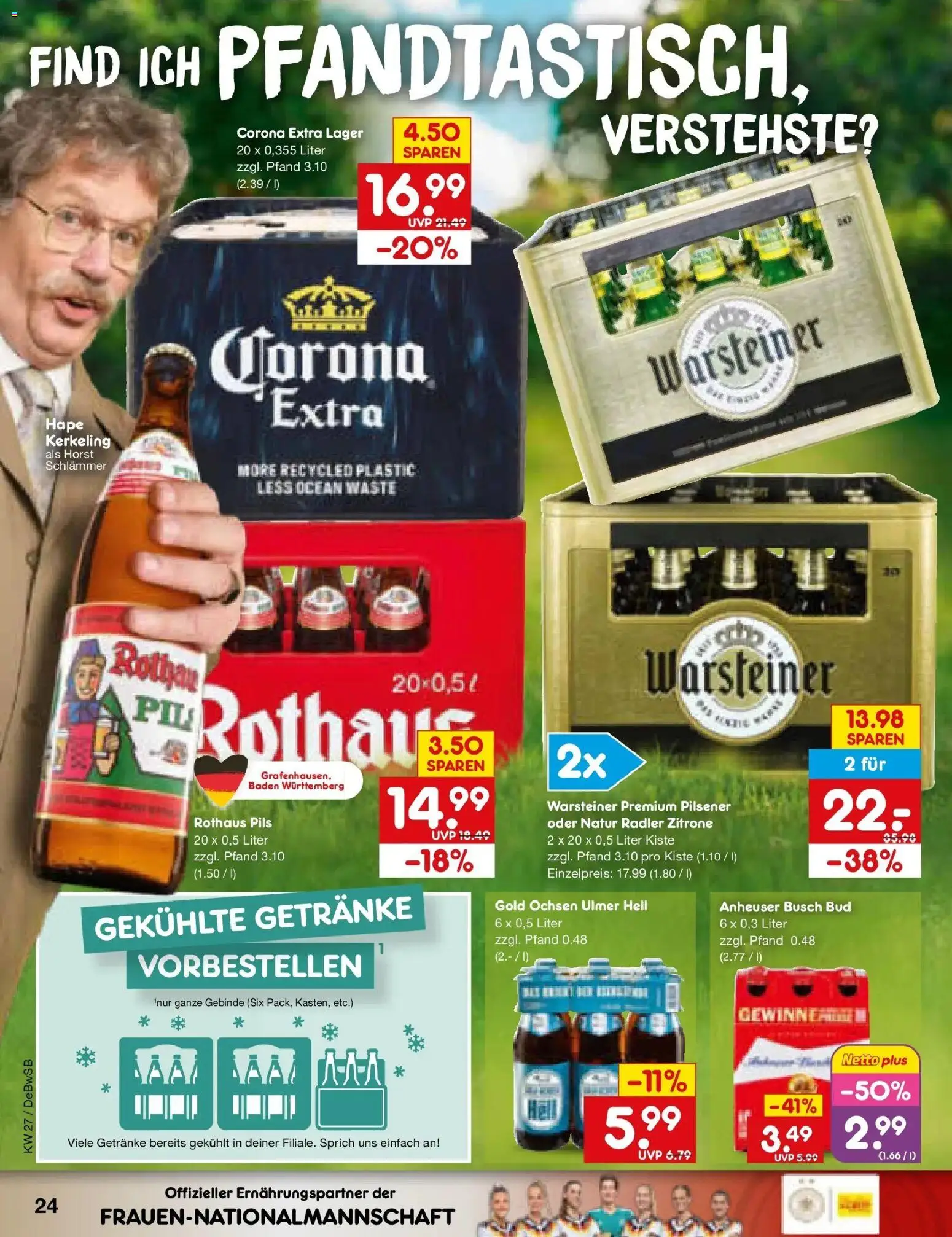 Netto Marken-Discount Prospekt Waiblingen-Bittenfeld – gültig ab 29.06.2026 | Seite: 36 | Produkte: Pils, Radler, Warsteiner, Zitrone