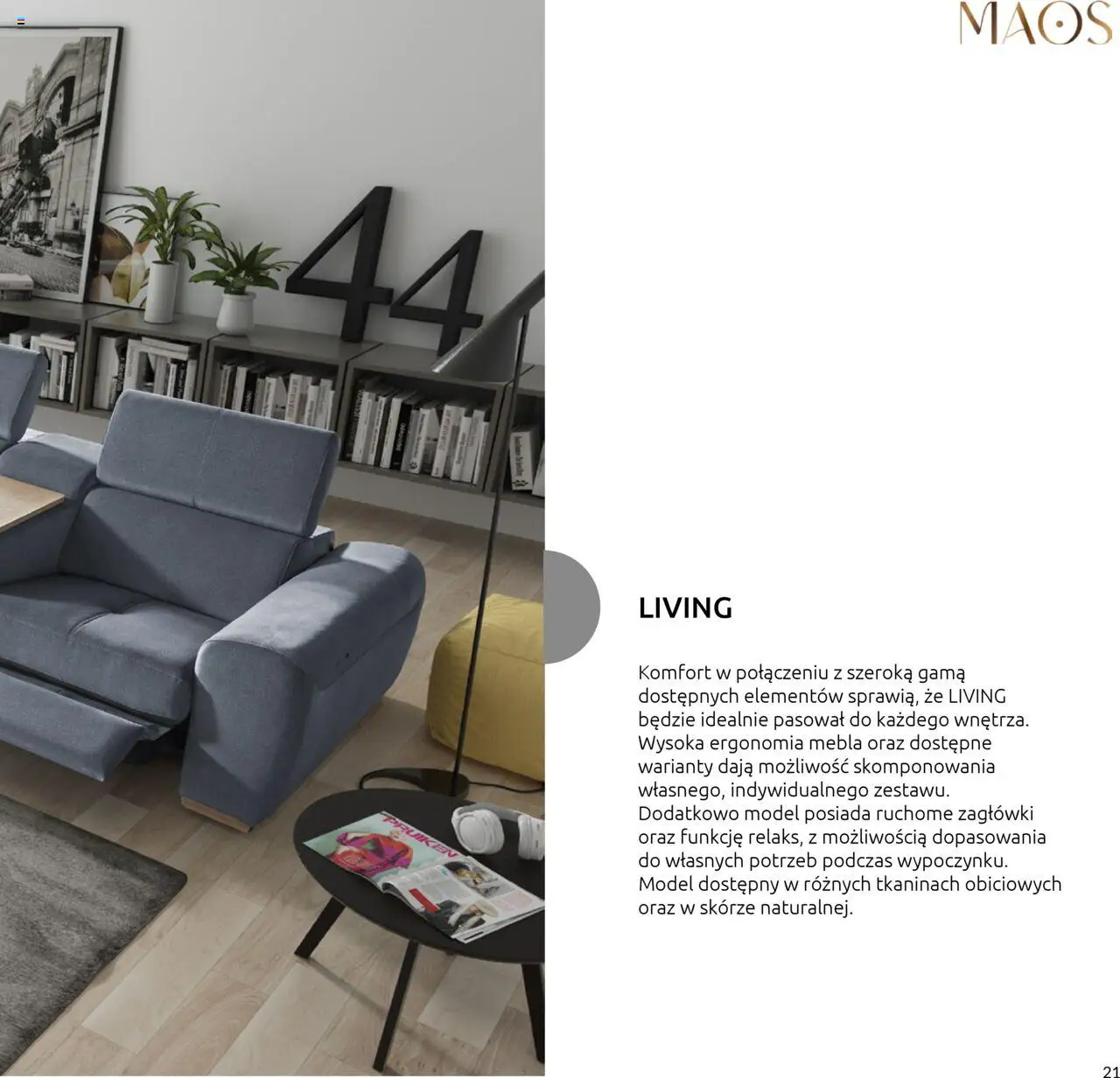 Black Red White Gazetka - Katalog mebli wypoczynkowych MAOS od 27.08.2024 | Strona: 21