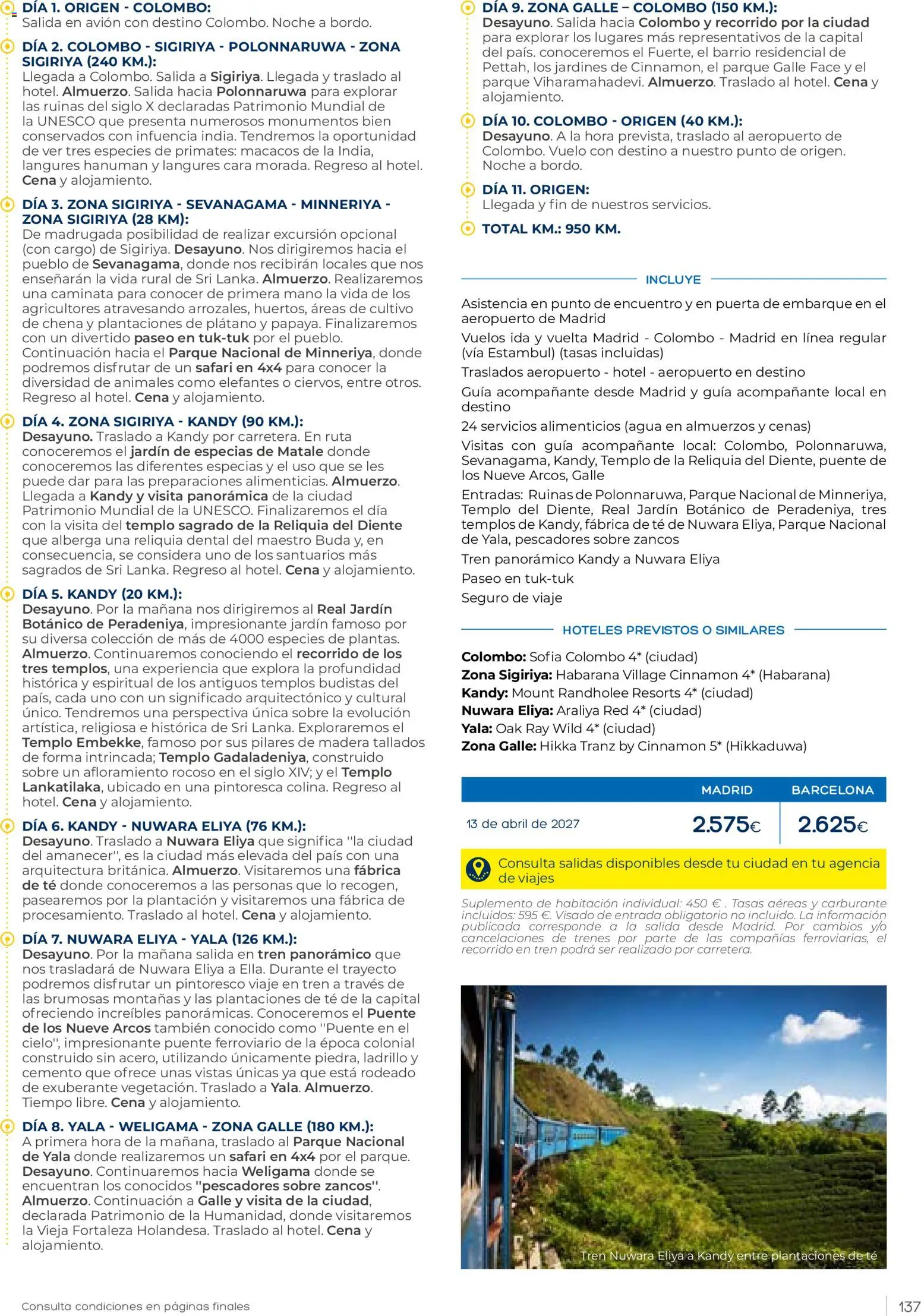 Viajes El Corte Inglés Club de Vacaciones otoño primavera │ válido desde el 01/09/2026 | Página: 137