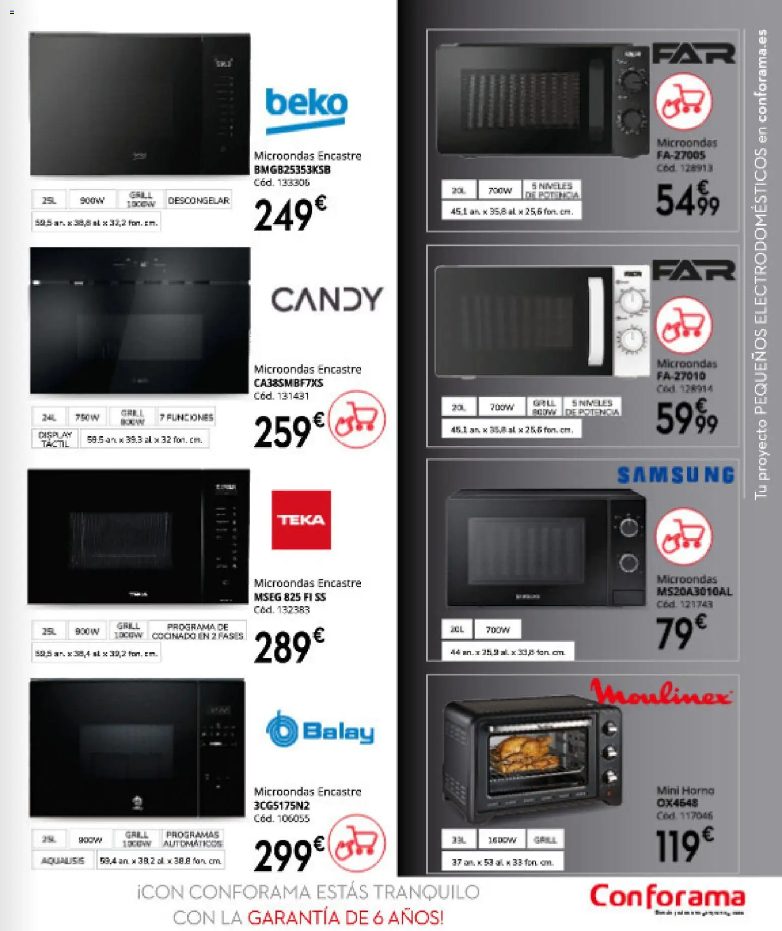 Conforama folleto │ válido desde el 16.04.2026 | Página: 111 | Productos: Horno