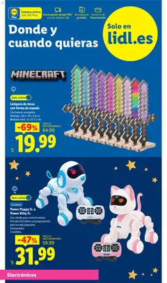 Vista previa Lidl - Juguetes de aprendizaje válido desde el 21/10/2026 | Página: 8 | Productos: Robot, Mesa, Batería, Lámpara