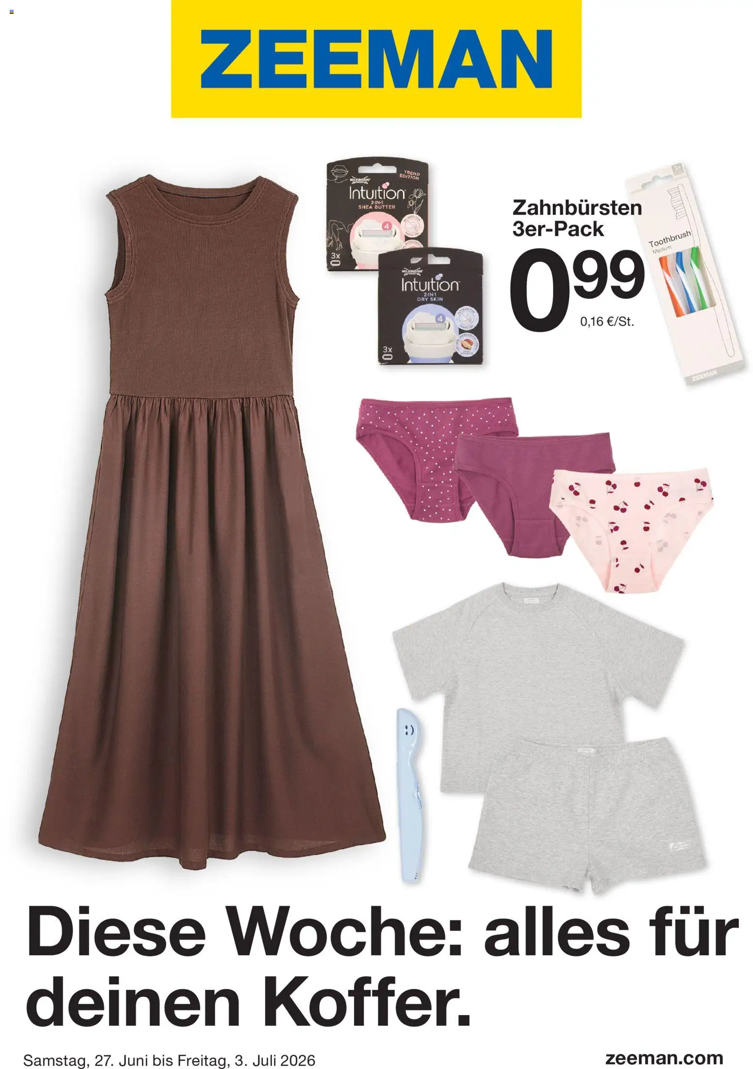 Zeeman Prospekt – gültig ab 27.06.2026 | Seite: 1